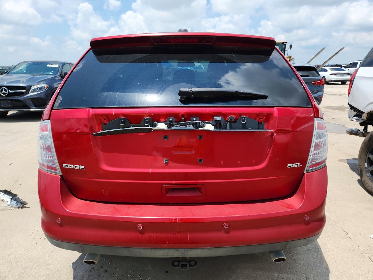 2010 Ford Edge Sel Red vin: 2FMDK3JC0ABB19457