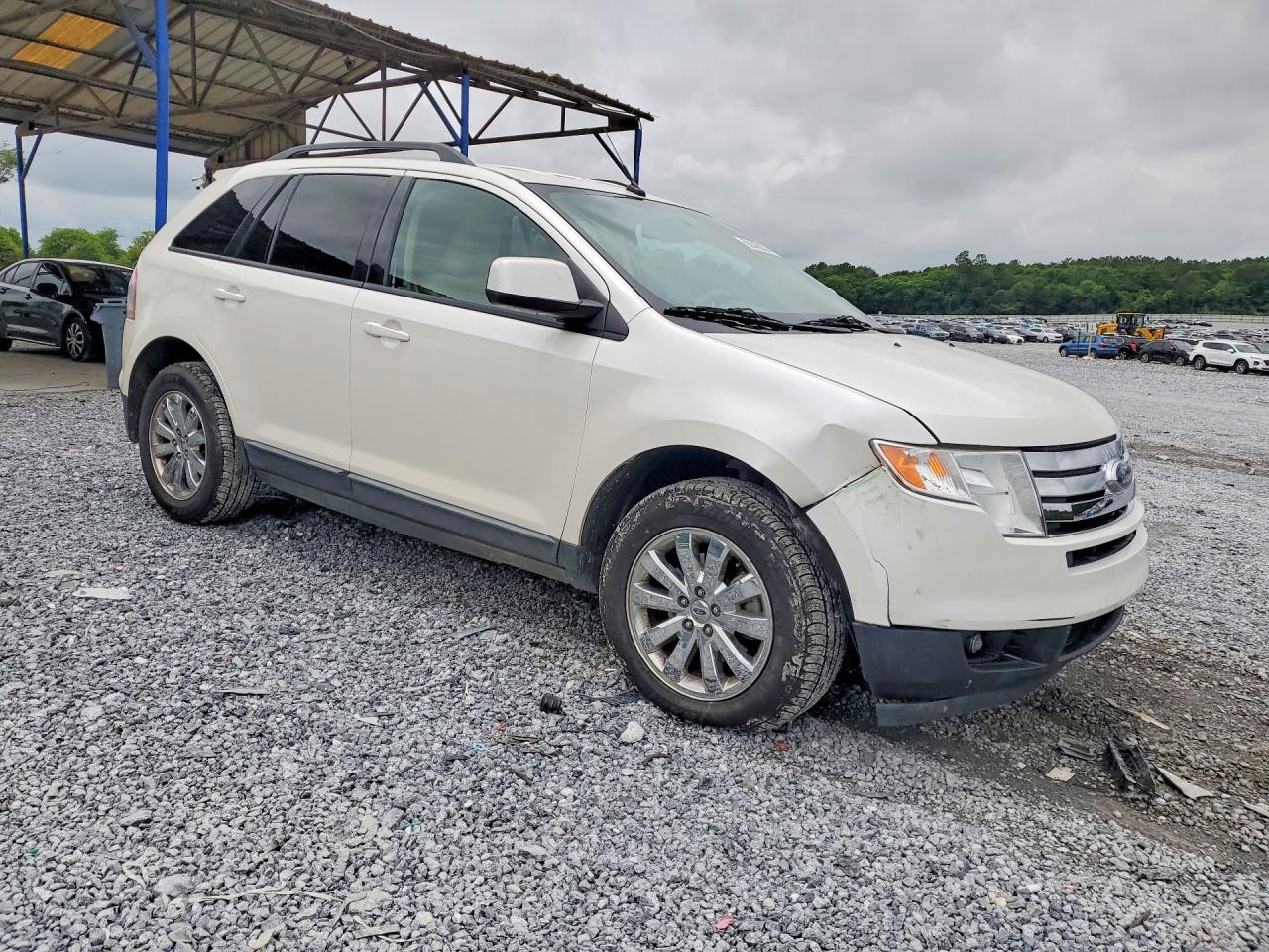 2010 Ford Edge Sel White vin: 2FMDK3JC0ABB35528