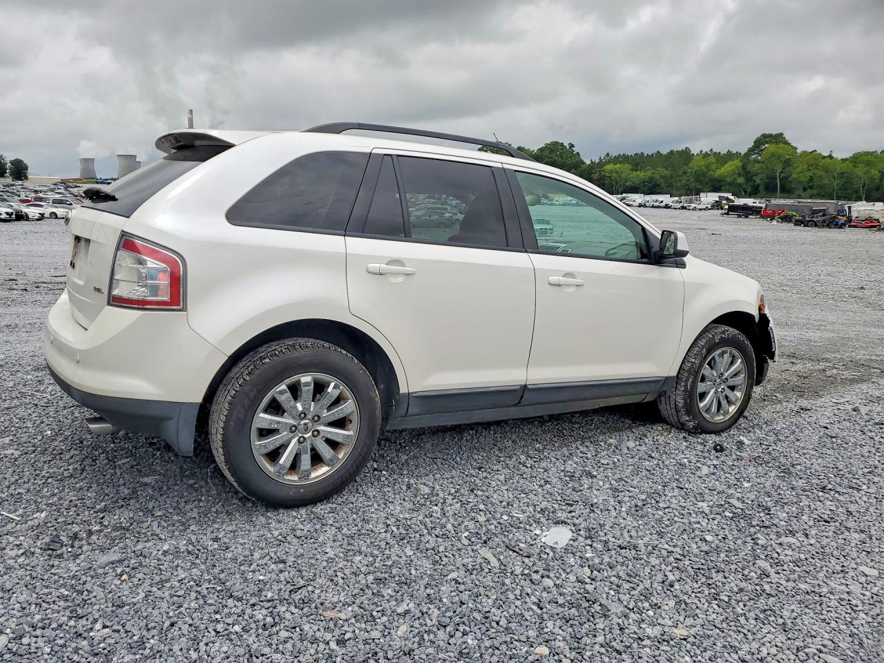 2010 Ford Edge Sel White vin: 2FMDK3JC0ABB35528