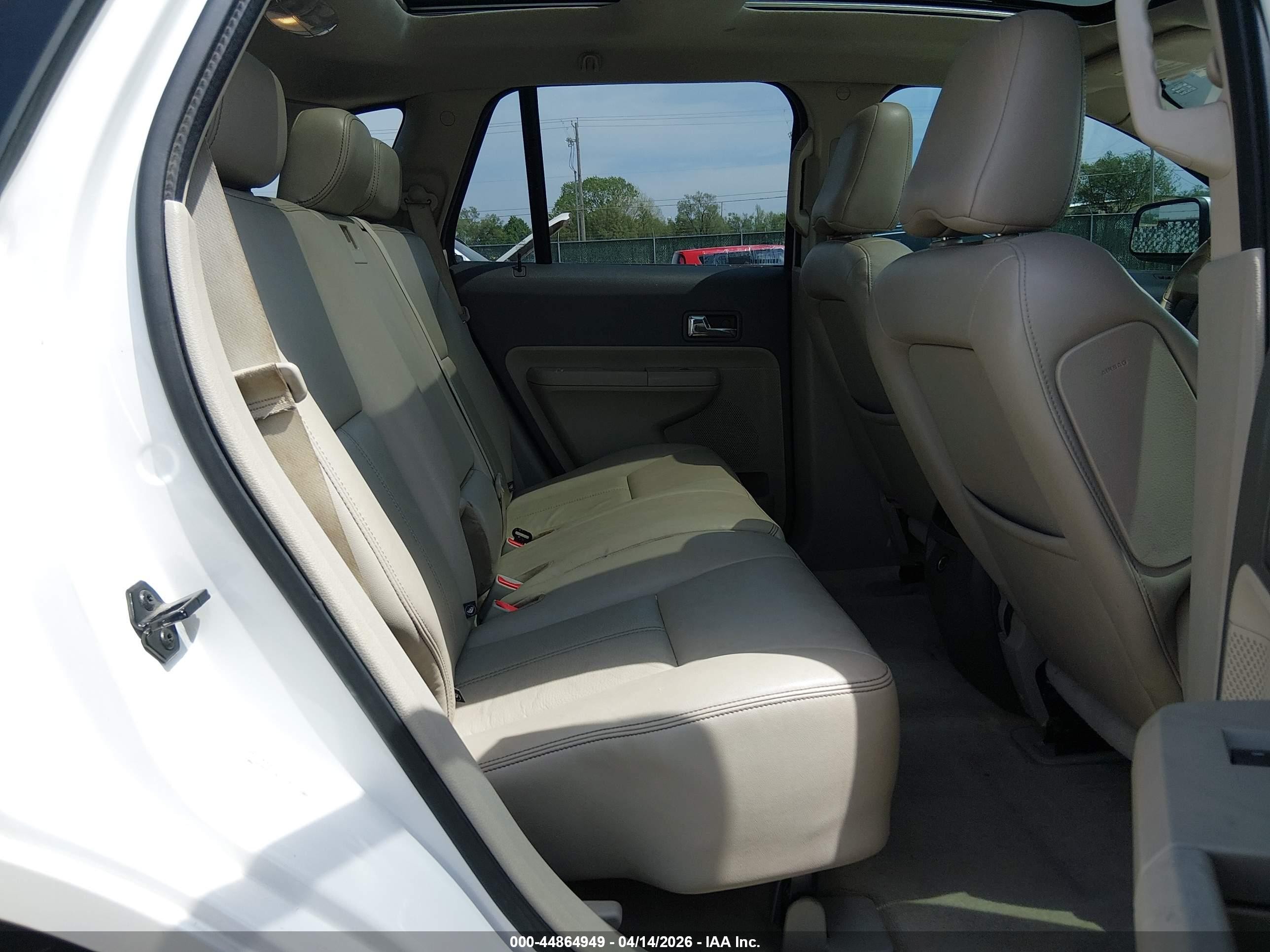 2010 Ford Edge Sel White vin: 2FMDK3JC0ABB45573