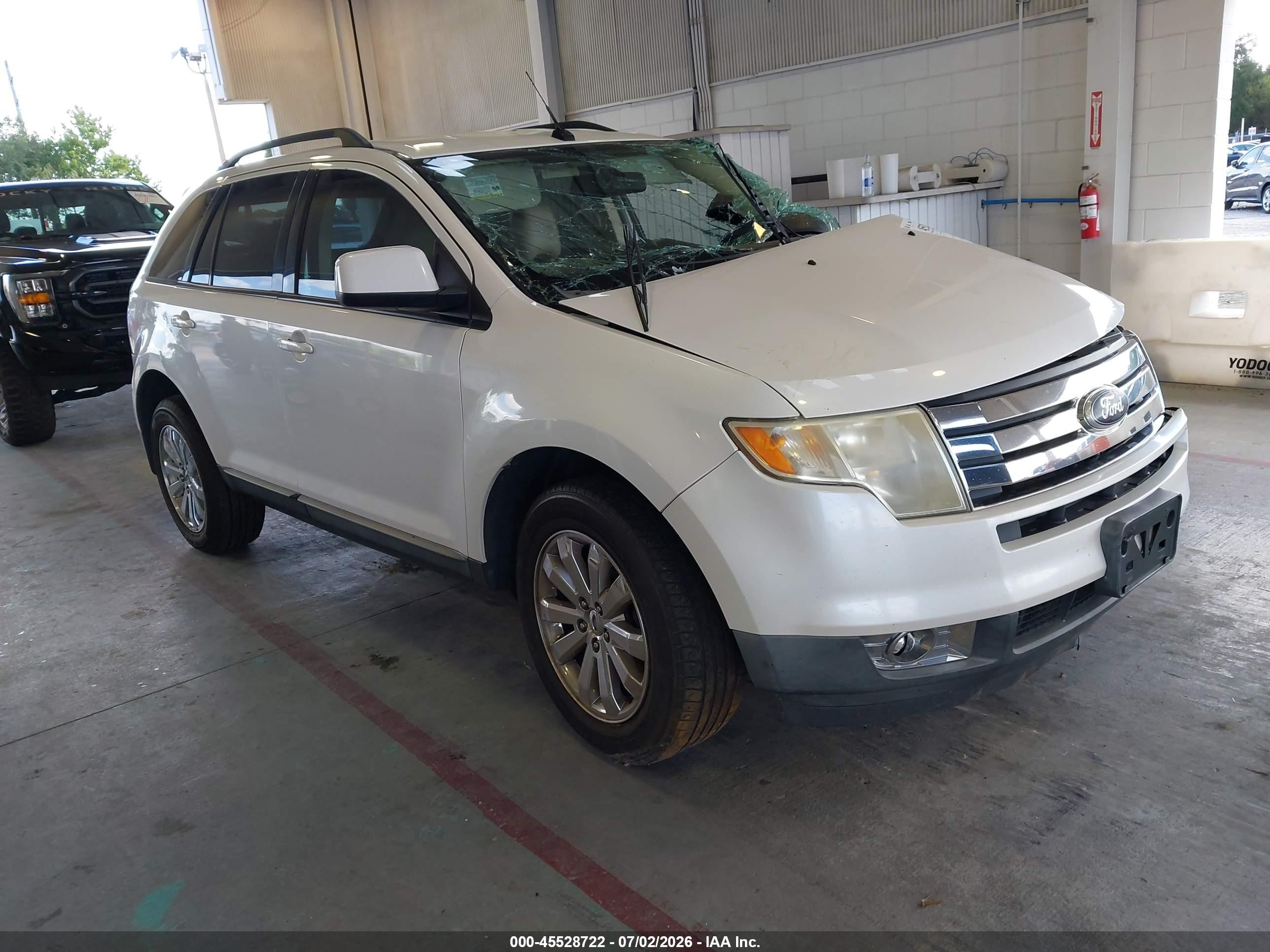2010 Ford Edge Sel Белый vin: 2FMDK3JC0ABB72384