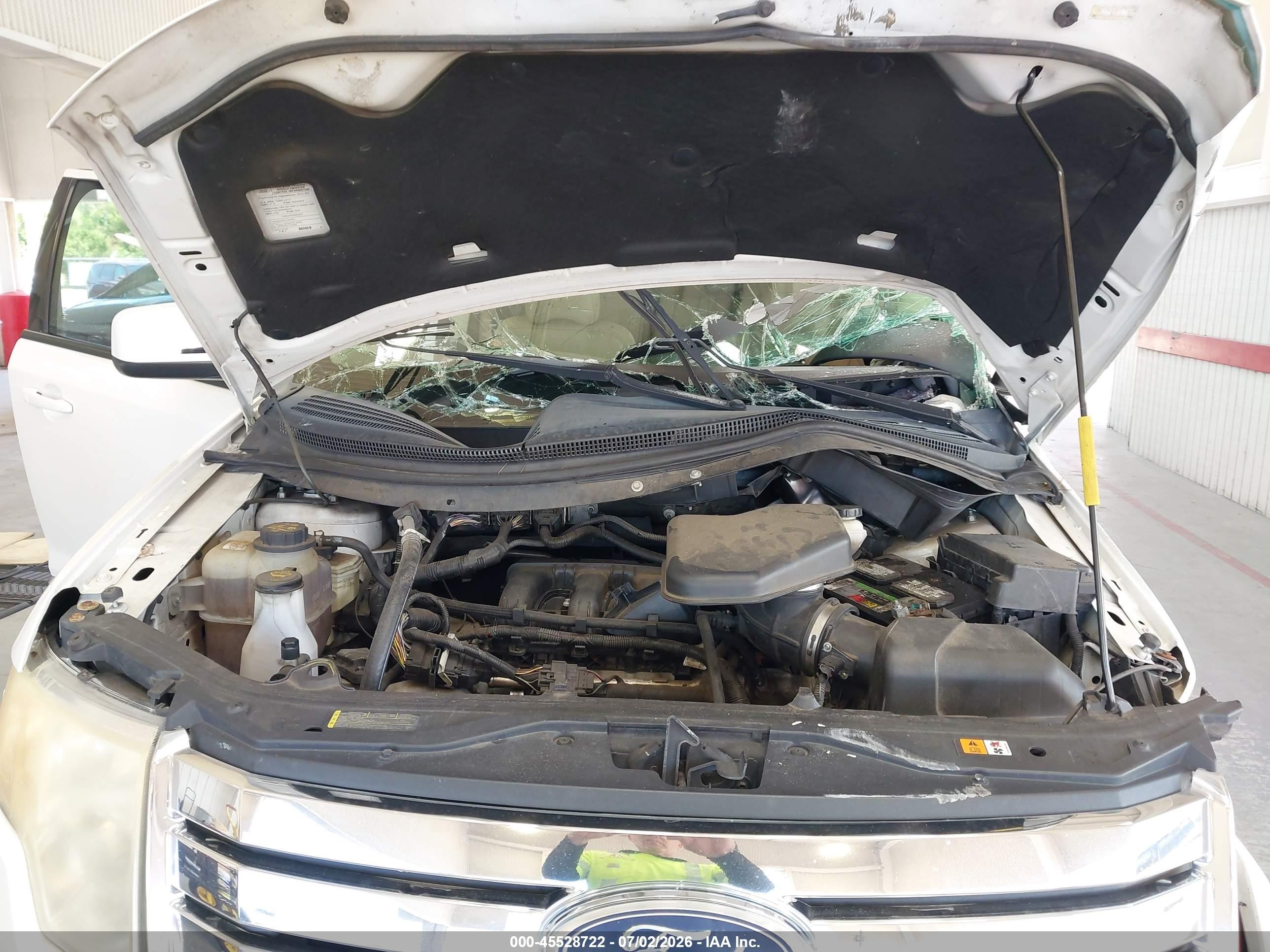 2010 Ford Edge Sel Белый vin: 2FMDK3JC0ABB72384