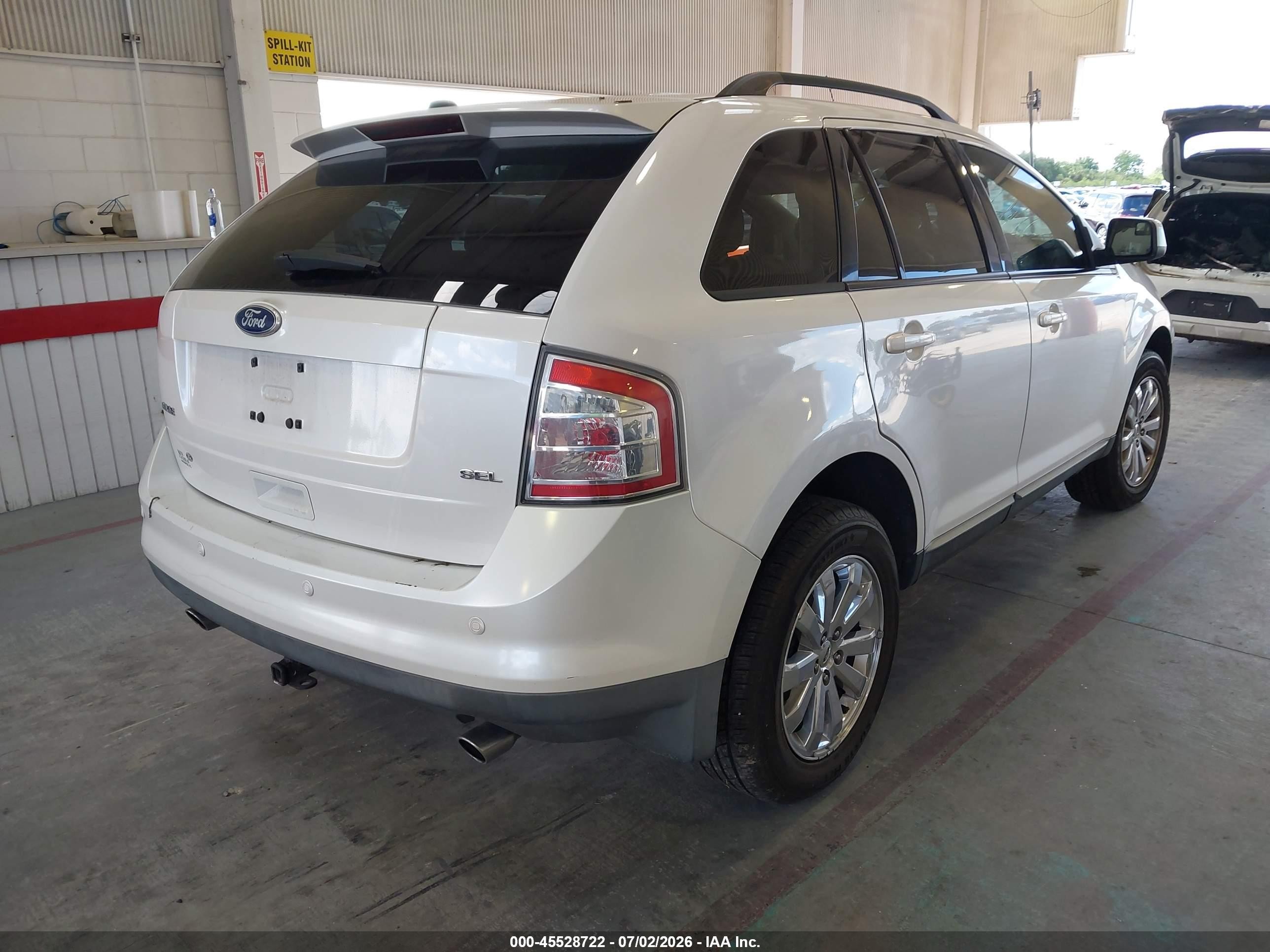2010 Ford Edge Sel Белый vin: 2FMDK3JC0ABB72384