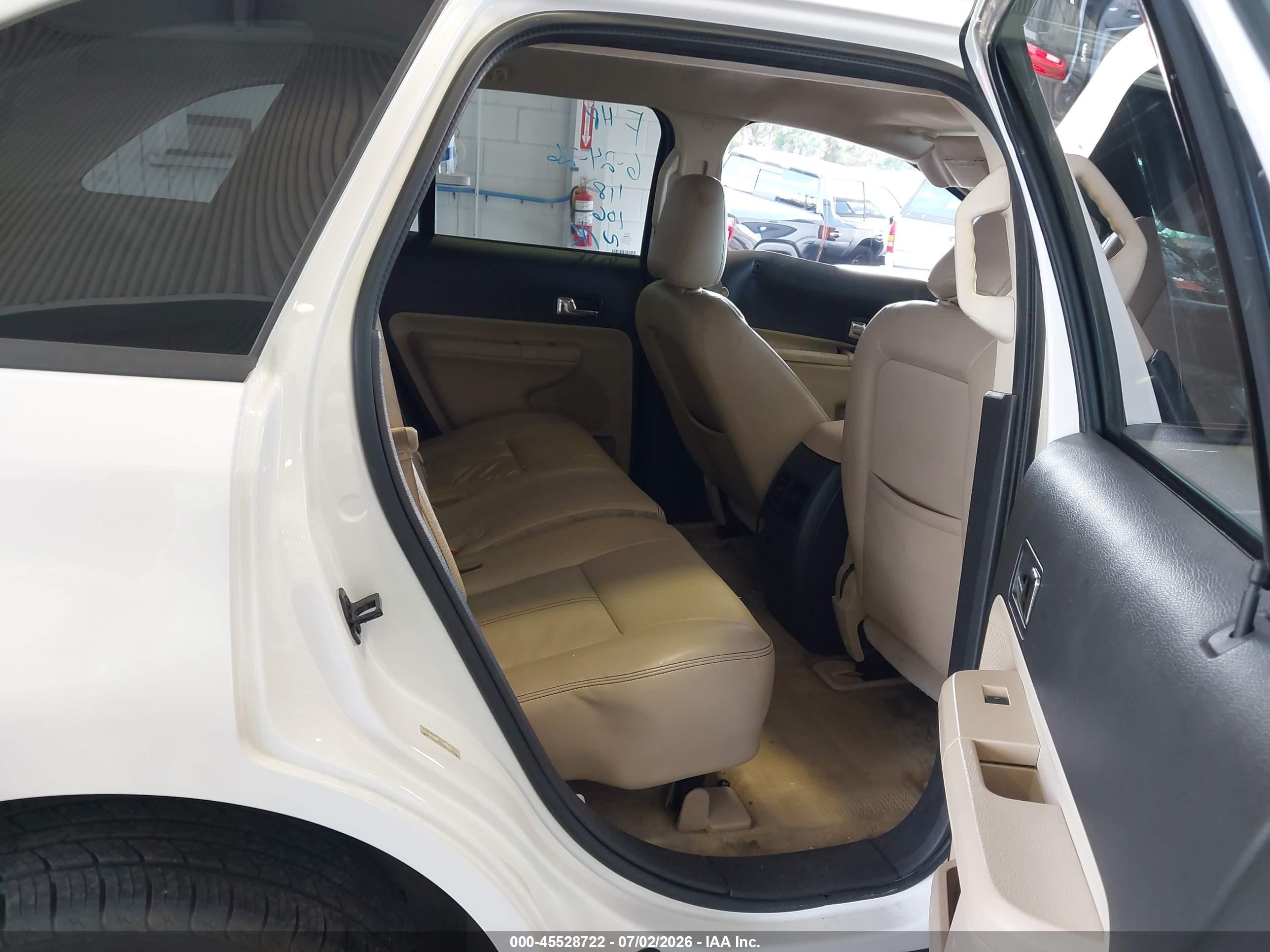 2010 Ford Edge Sel Белый vin: 2FMDK3JC0ABB72384