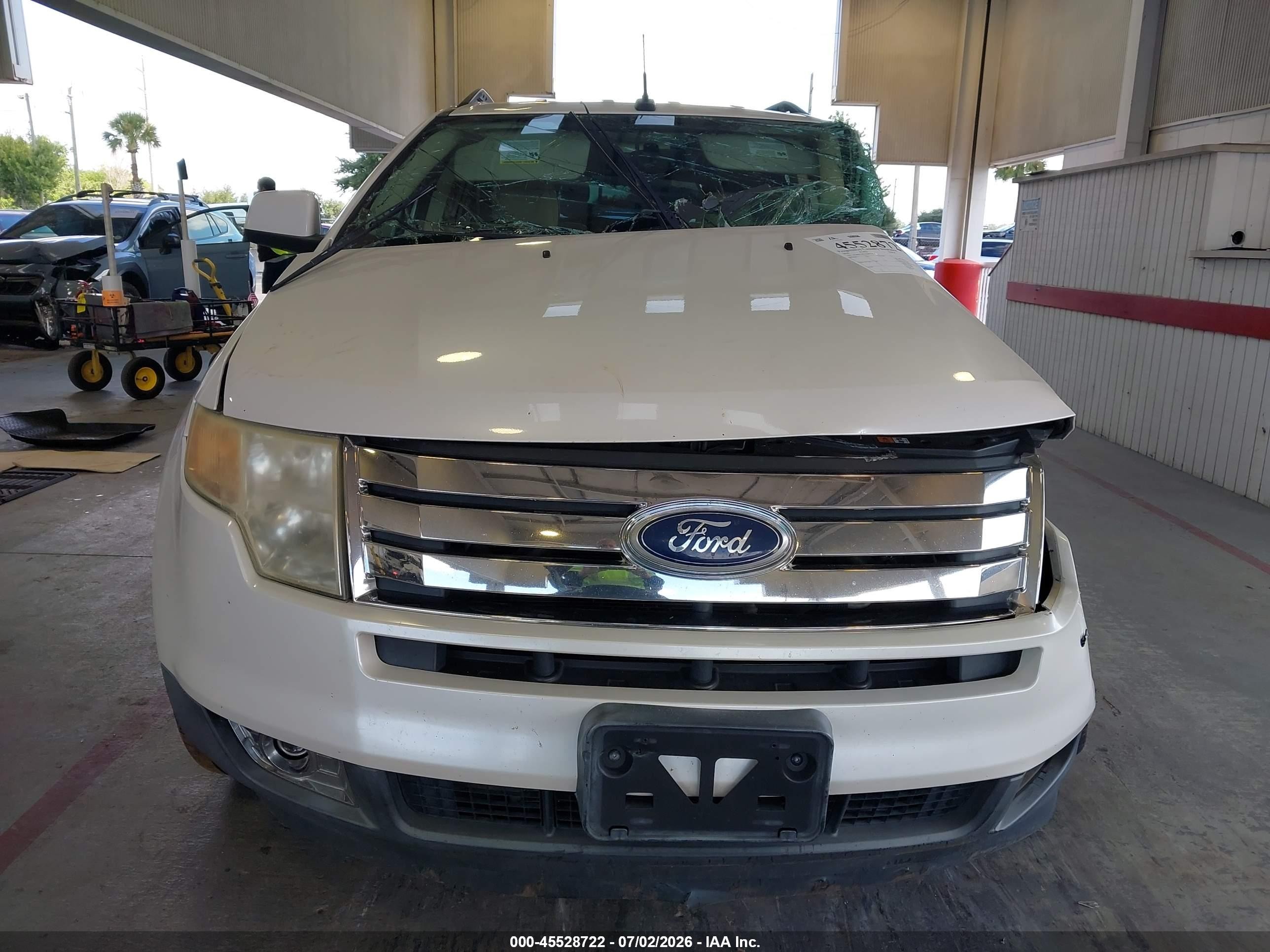 2010 Ford Edge Sel Белый vin: 2FMDK3JC0ABB72384