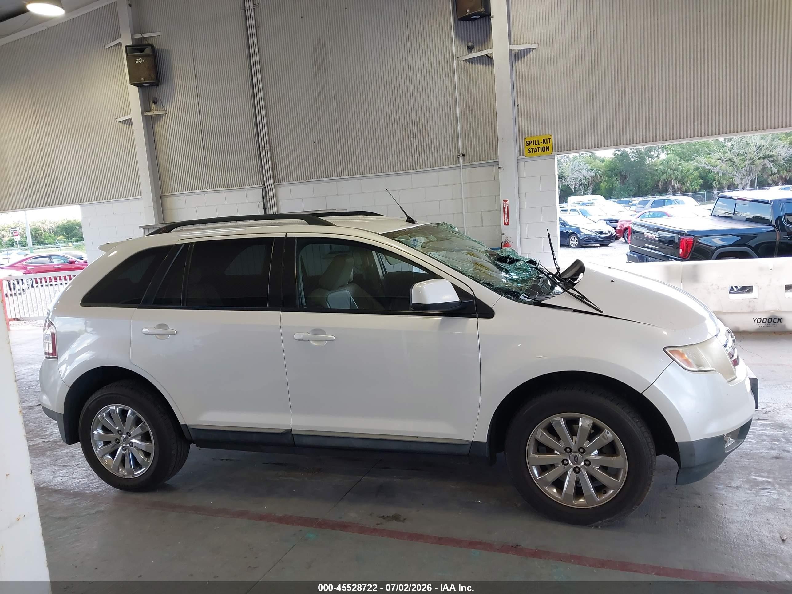 2010 Ford Edge Sel Белый vin: 2FMDK3JC0ABB72384