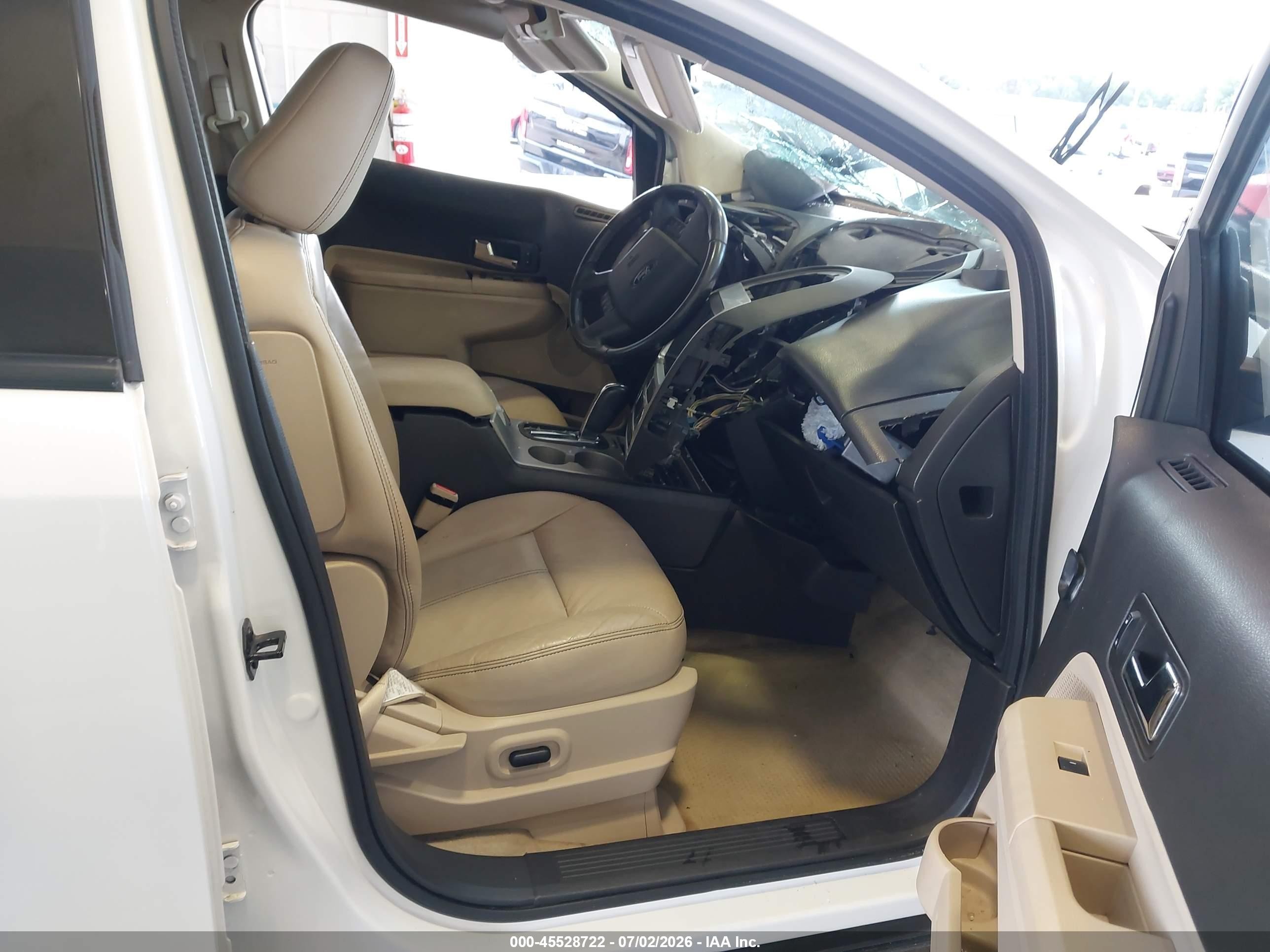 2010 Ford Edge Sel Белый vin: 2FMDK3JC0ABB72384