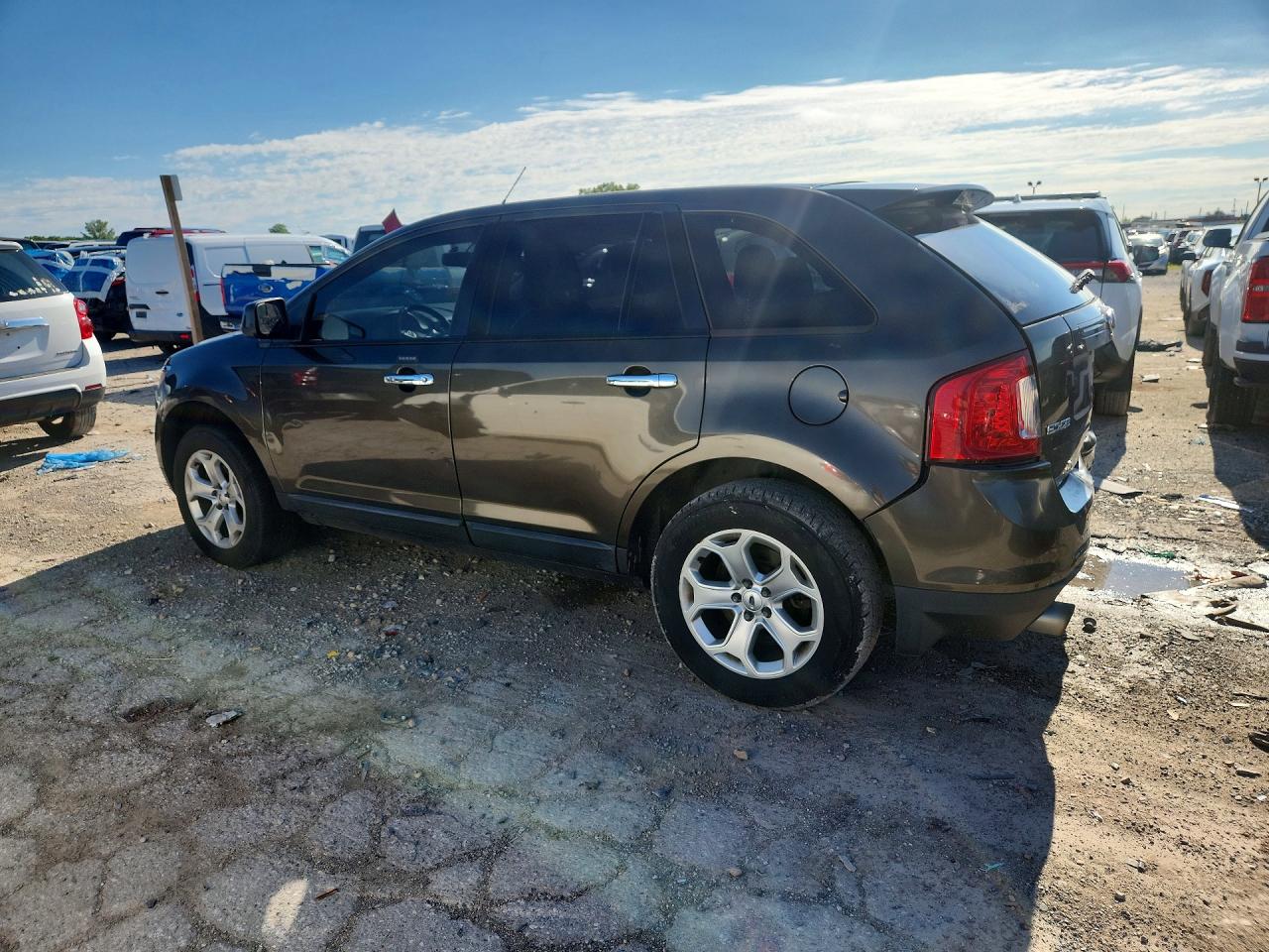 2011 Ford Edge Sel Brown vin: 2FMDK3JC0BBA30344