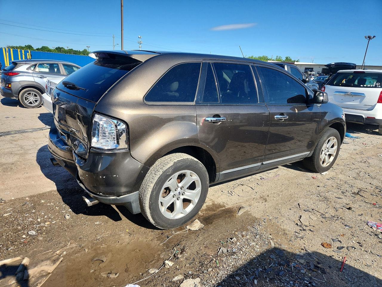 2011 Ford Edge Sel Brown vin: 2FMDK3JC0BBA30344