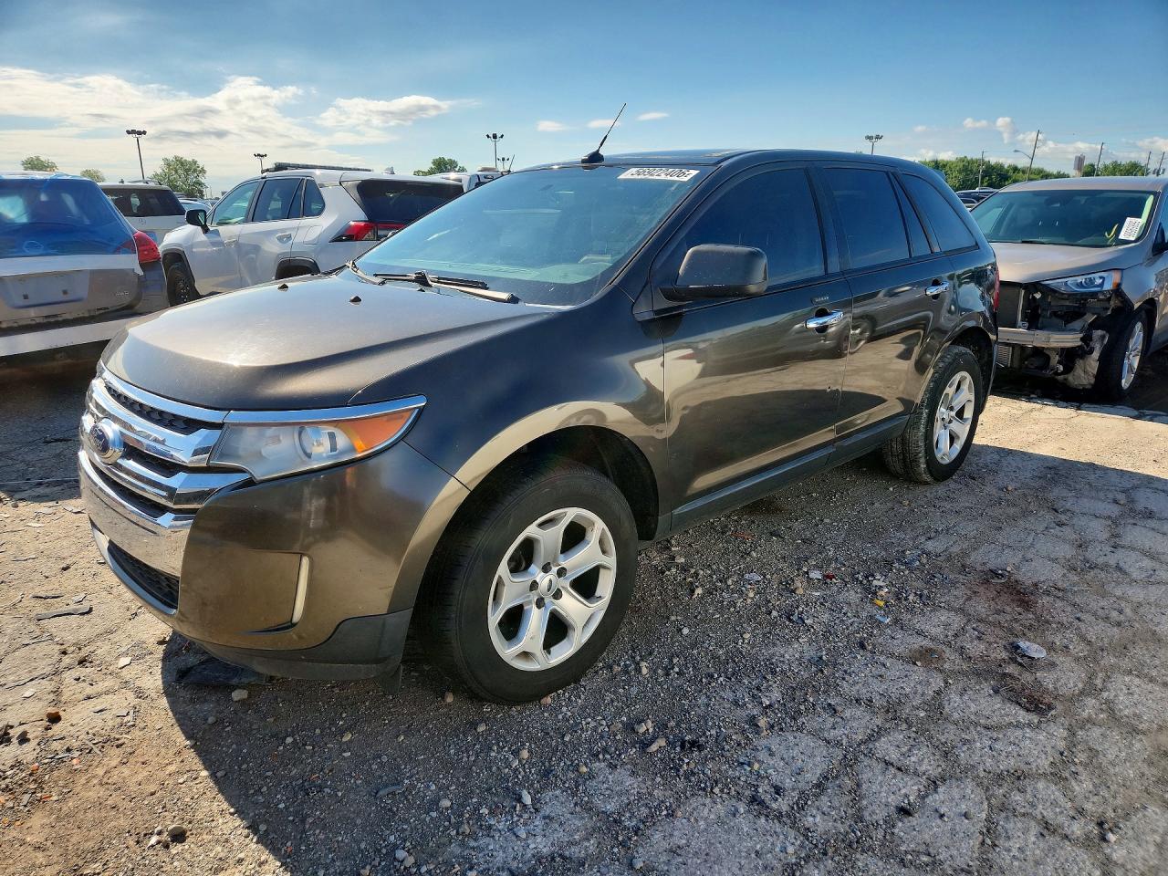 2011 Ford Edge Sel Коричневый vin: 2FMDK3JC0BBA30344