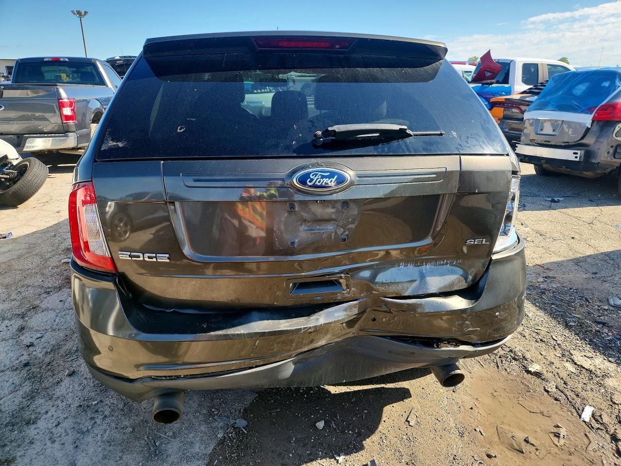2011 Ford Edge Sel Brown vin: 2FMDK3JC0BBA30344
