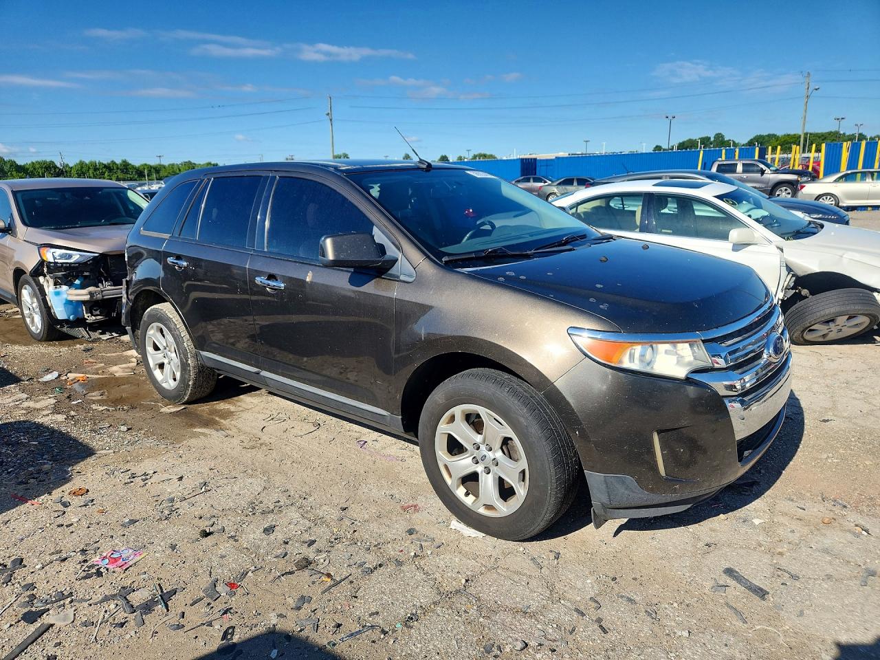 2011 Ford Edge Sel Brown vin: 2FMDK3JC0BBA30344