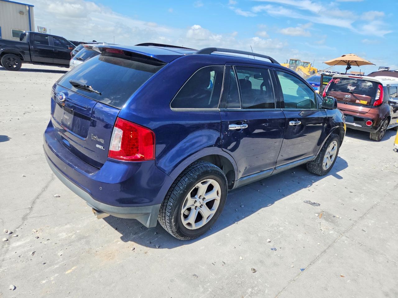 2011 Ford Edge Sel Blue vin: 2FMDK3JC0BBA30988