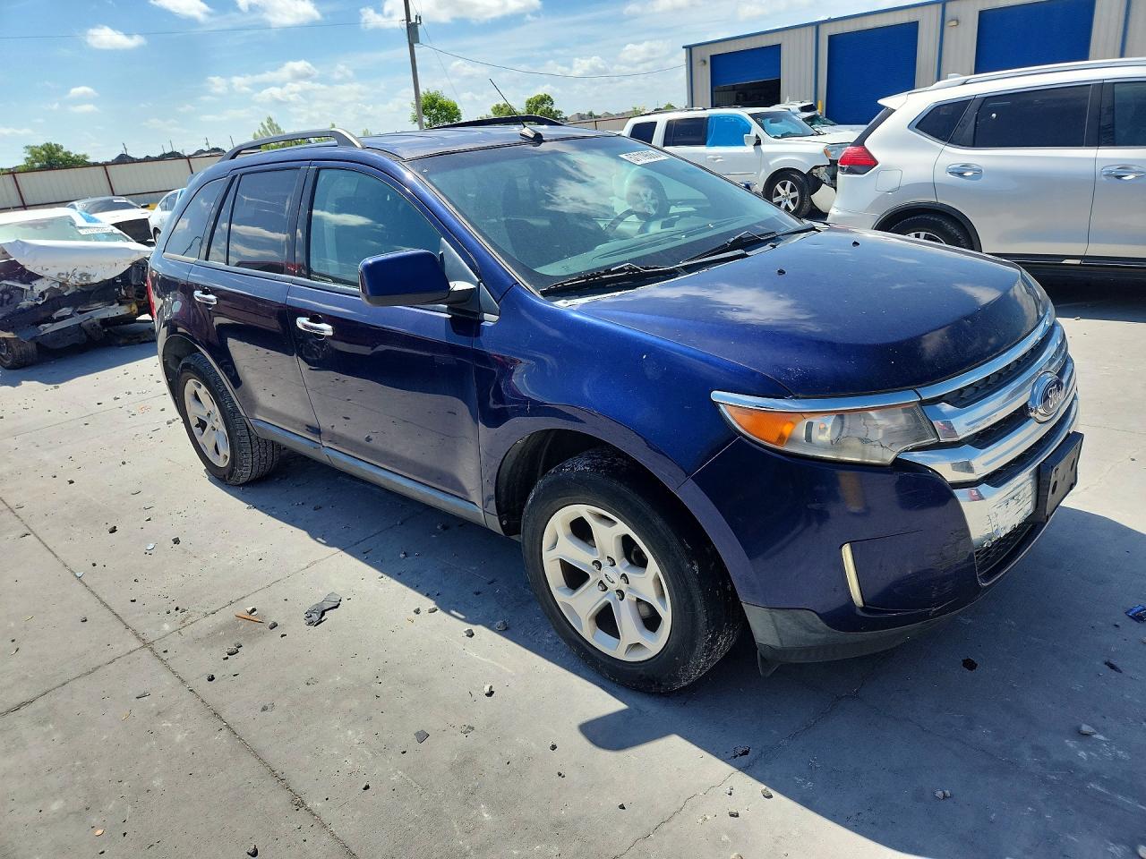 2011 Ford Edge Sel Blue vin: 2FMDK3JC0BBA30988