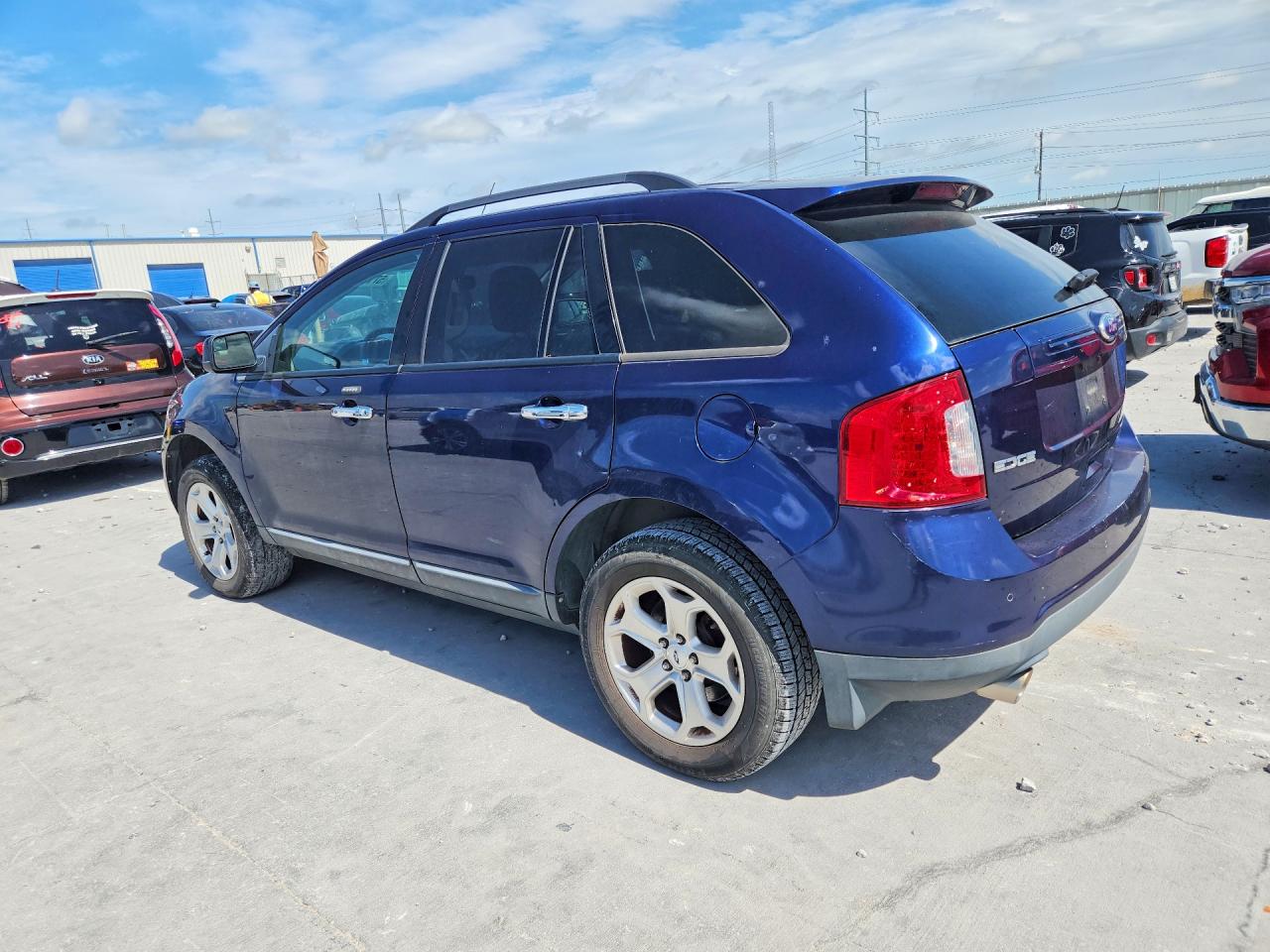2011 Ford Edge Sel Blue vin: 2FMDK3JC0BBA30988