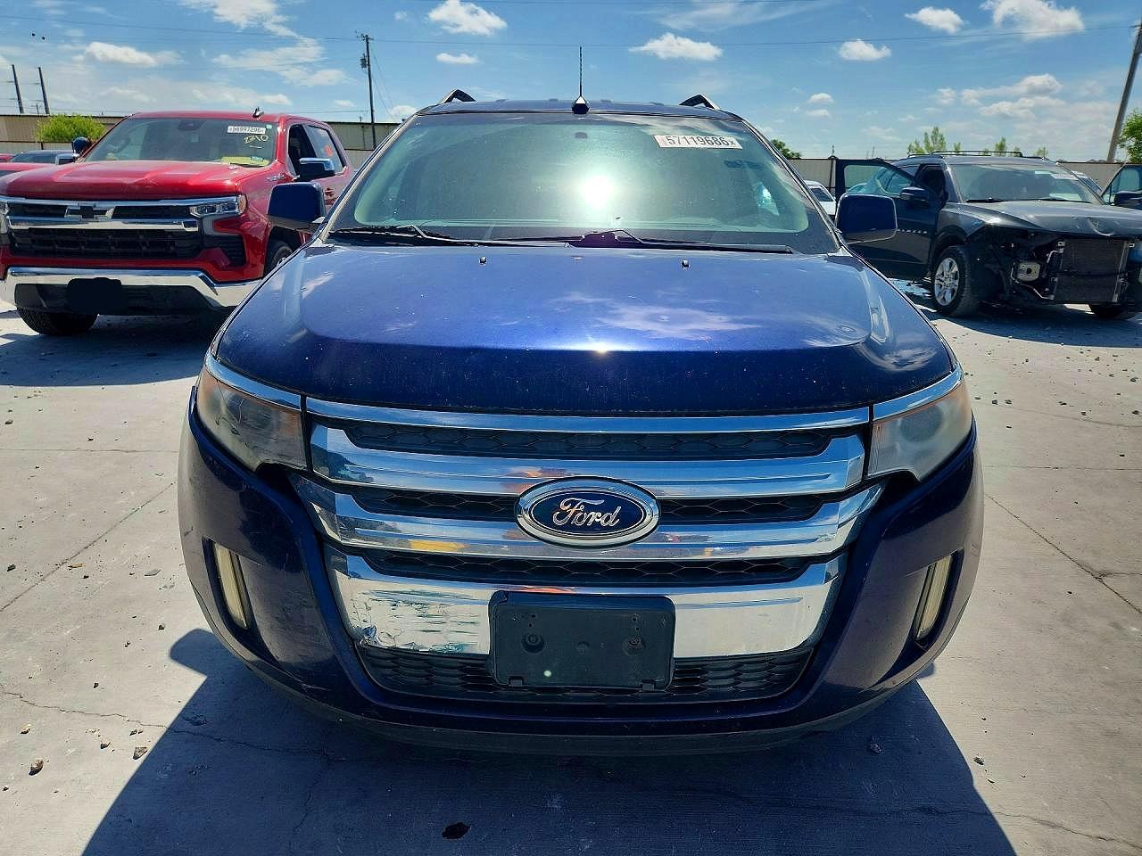 2011 Ford Edge Sel Blue vin: 2FMDK3JC0BBA30988