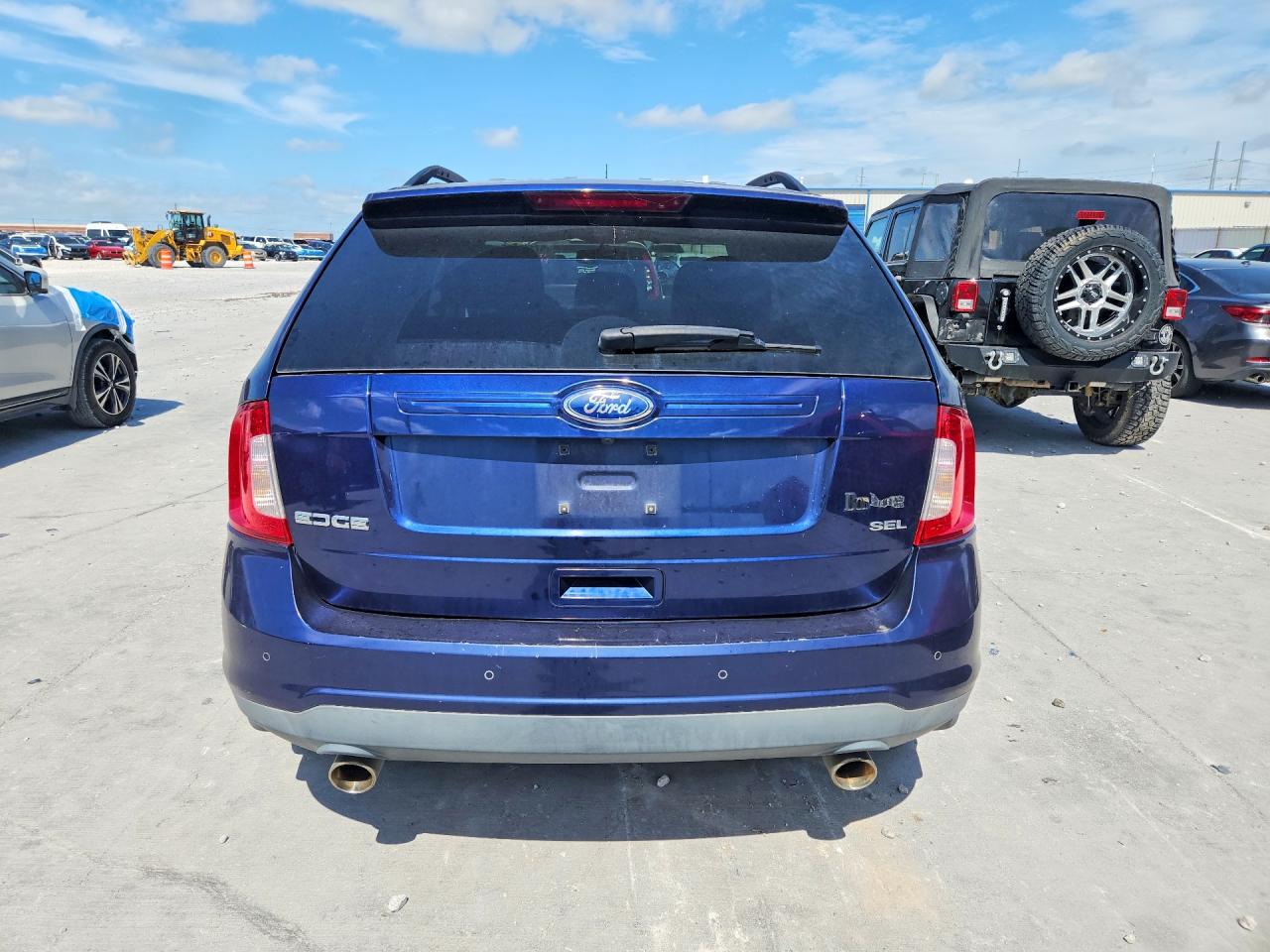 2011 Ford Edge Sel Blue vin: 2FMDK3JC0BBA30988