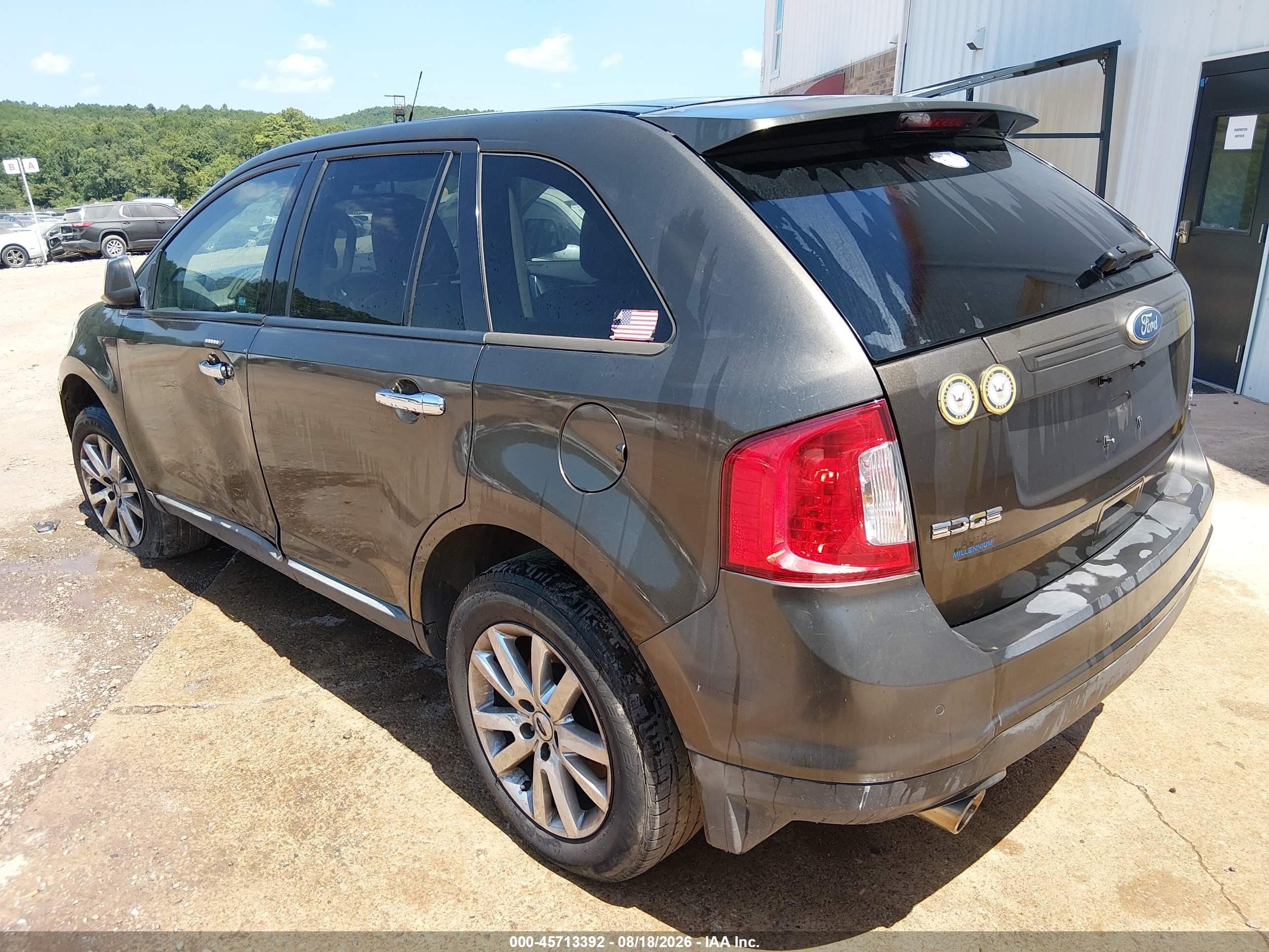 2011 Ford Edge Sel Brown vin: 2FMDK3JC0BBA37648