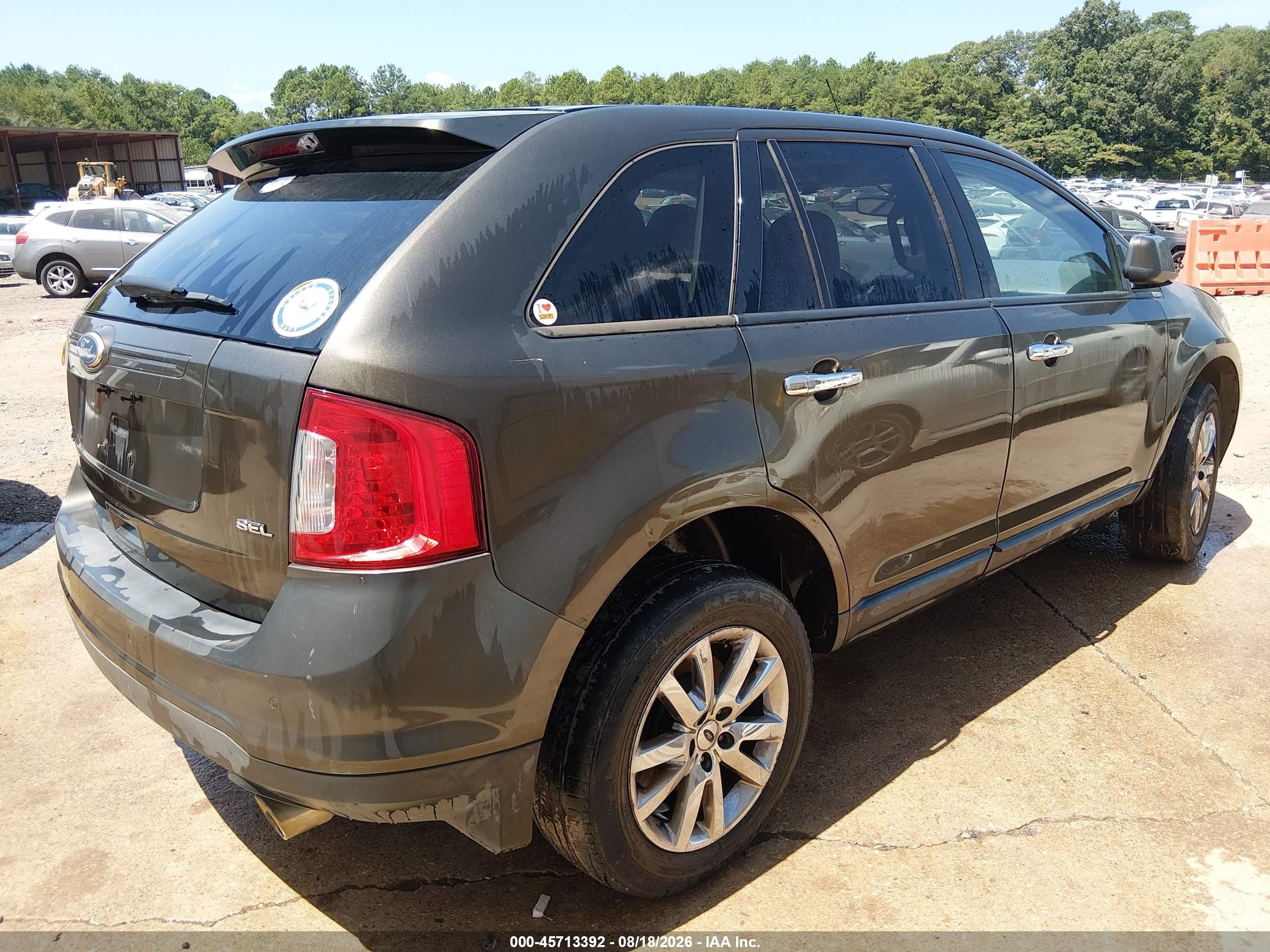 2011 Ford Edge Sel Brown vin: 2FMDK3JC0BBA37648