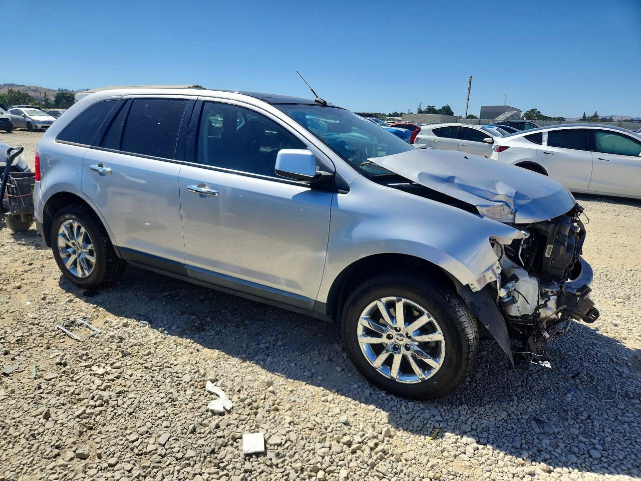 2011 Ford Edge Sel Silver vin: 2FMDK3JC0BBA47676