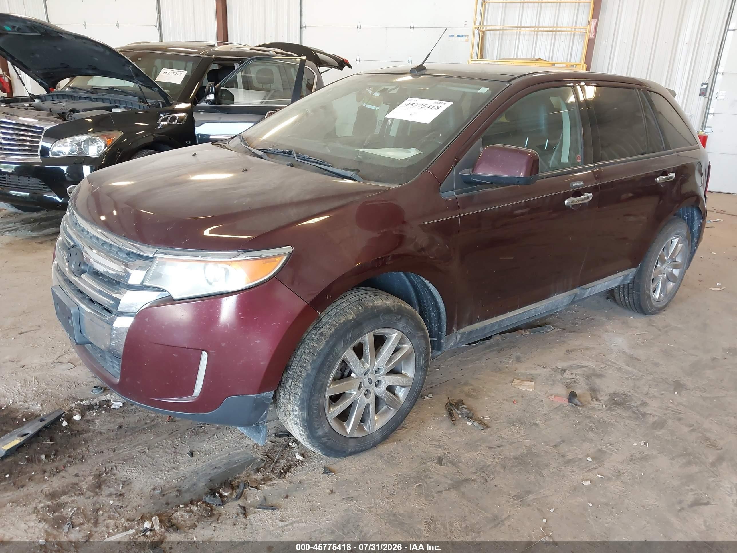 2011 Ford Edge Sel Purple vin: 2FMDK3JC0BBA54823
