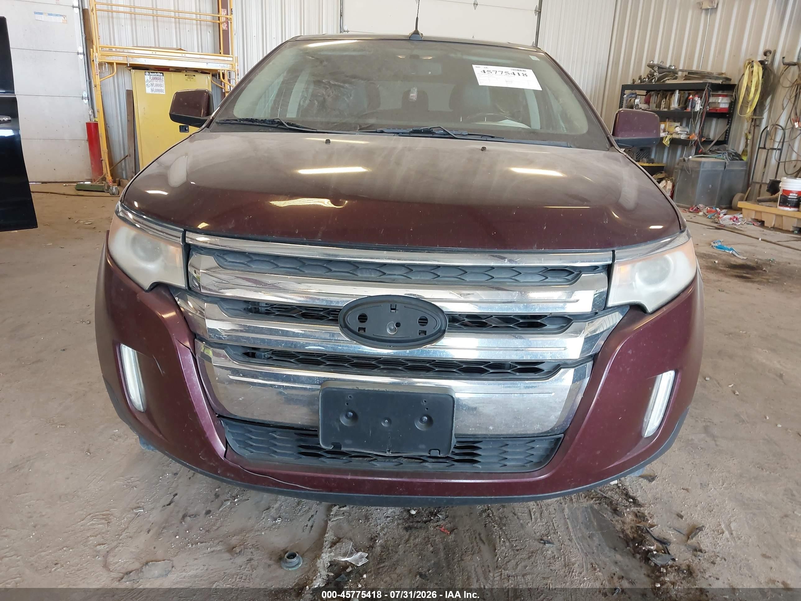 2011 Ford Edge Sel Purple vin: 2FMDK3JC0BBA54823