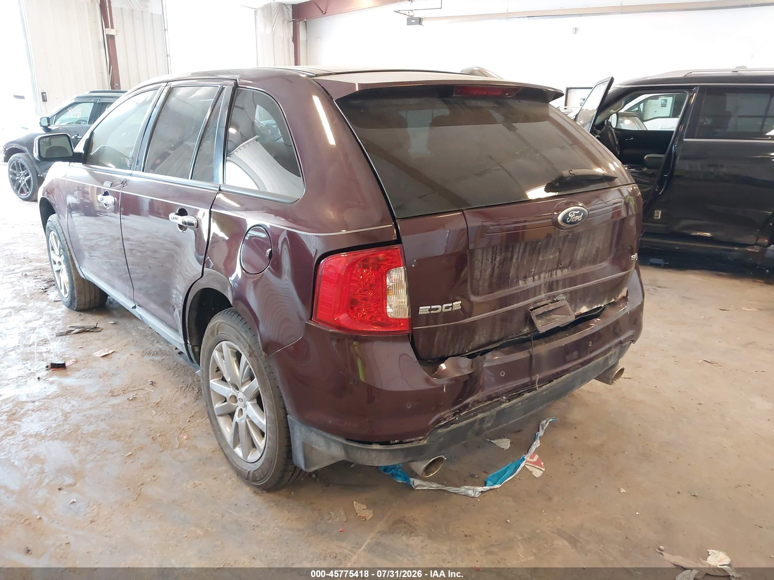 2011 Ford Edge Sel Purple vin: 2FMDK3JC0BBA54823