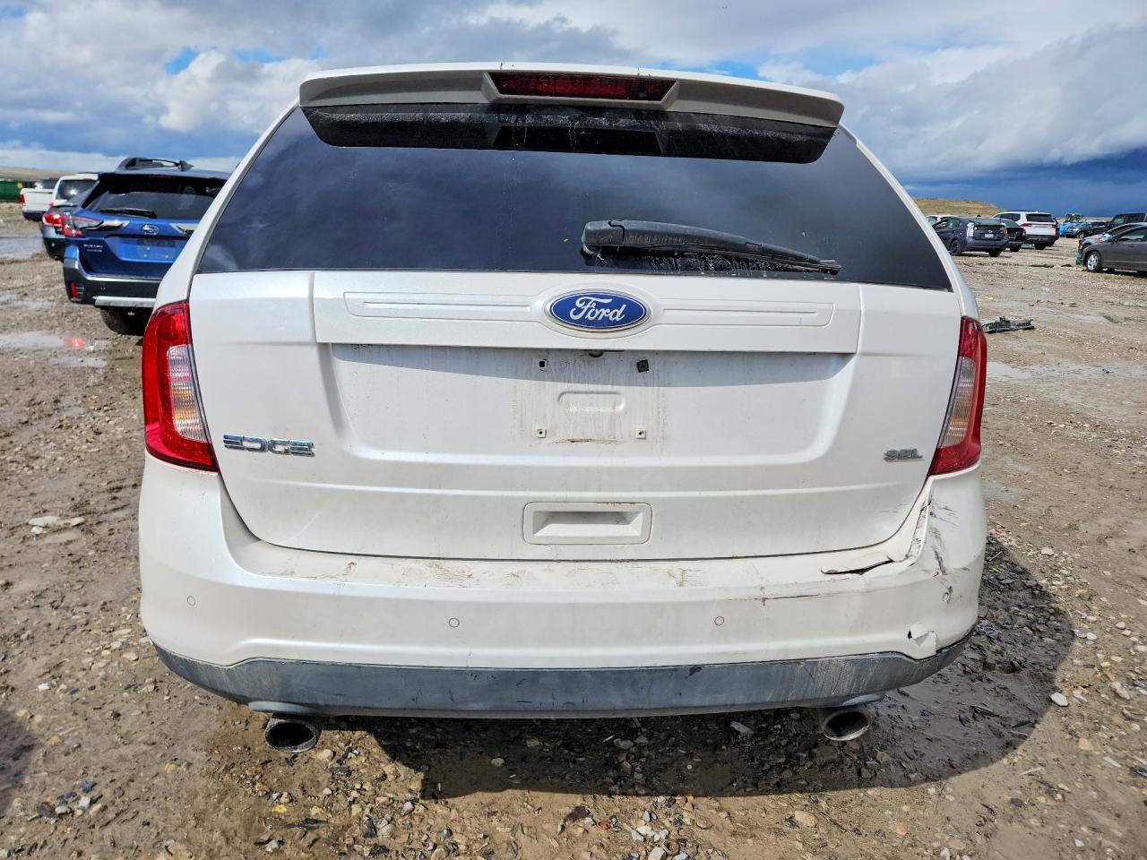 2011 Ford Edge Sel White vin: 2FMDK3JC0BBA75879