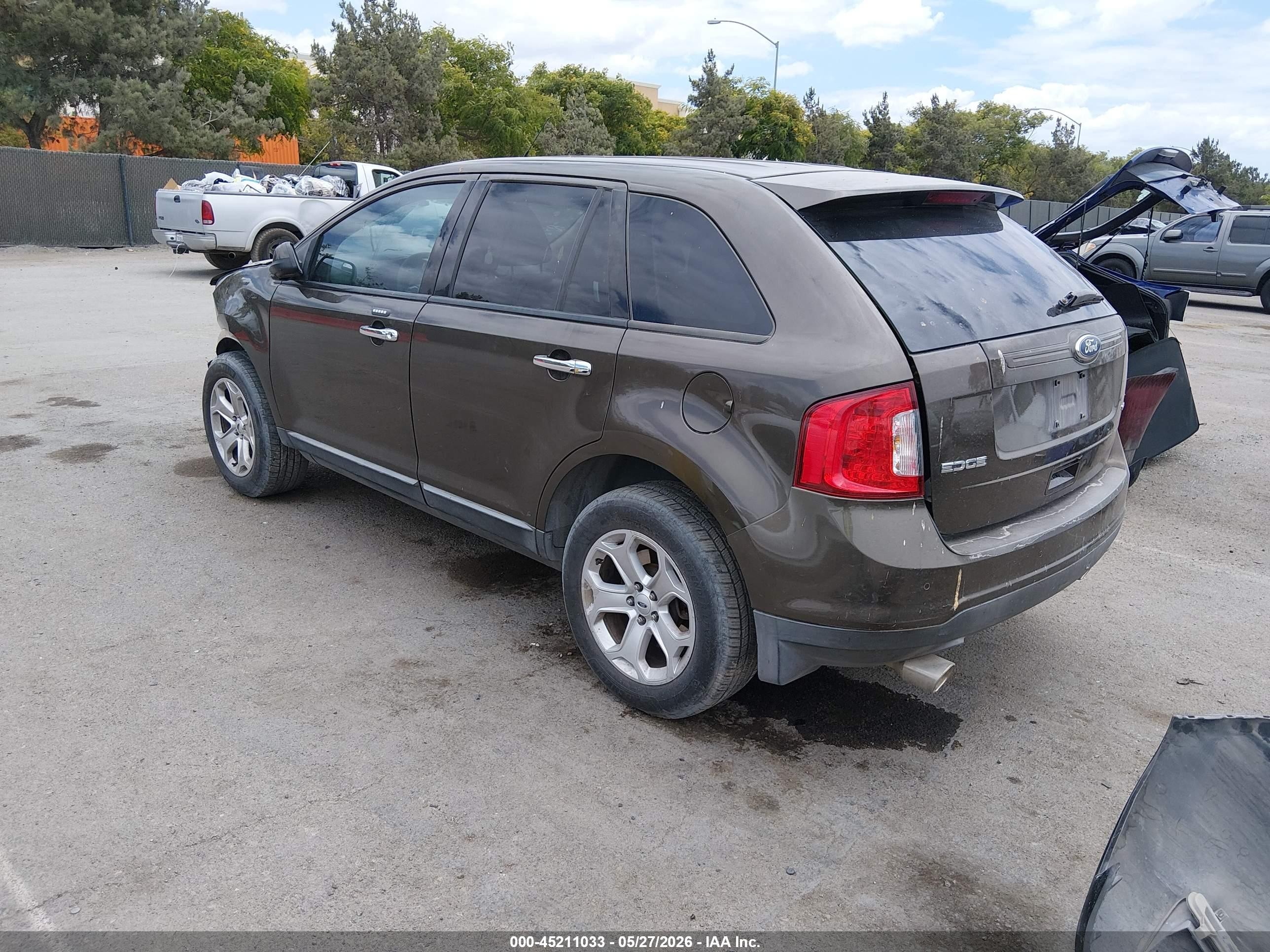 2011 Ford Edge Sel Gray vin: 2FMDK3JC0BBA97381