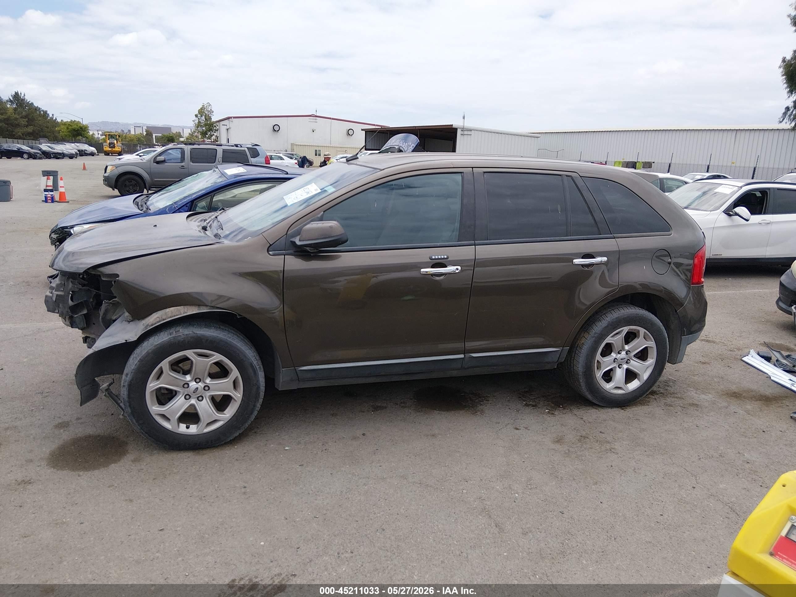 2011 Ford Edge Sel Gray vin: 2FMDK3JC0BBA97381