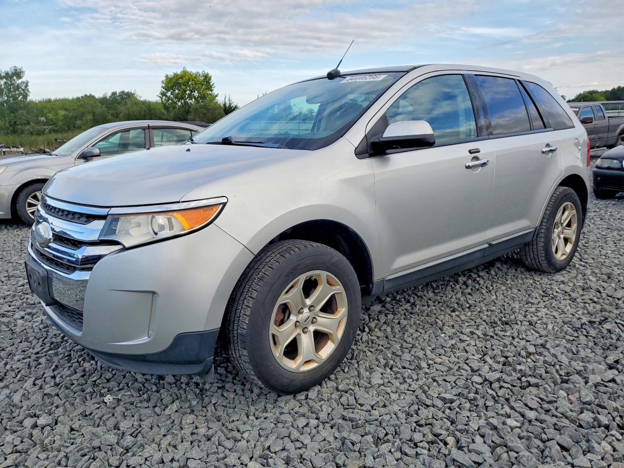2011 Ford Edge Sel Silver vin: 2FMDK3JC0BBB02837