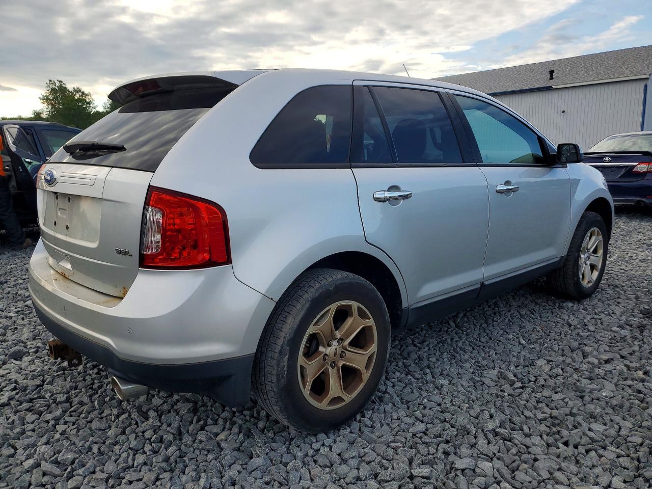 2011 Ford Edge Sel Silver vin: 2FMDK3JC0BBB02837