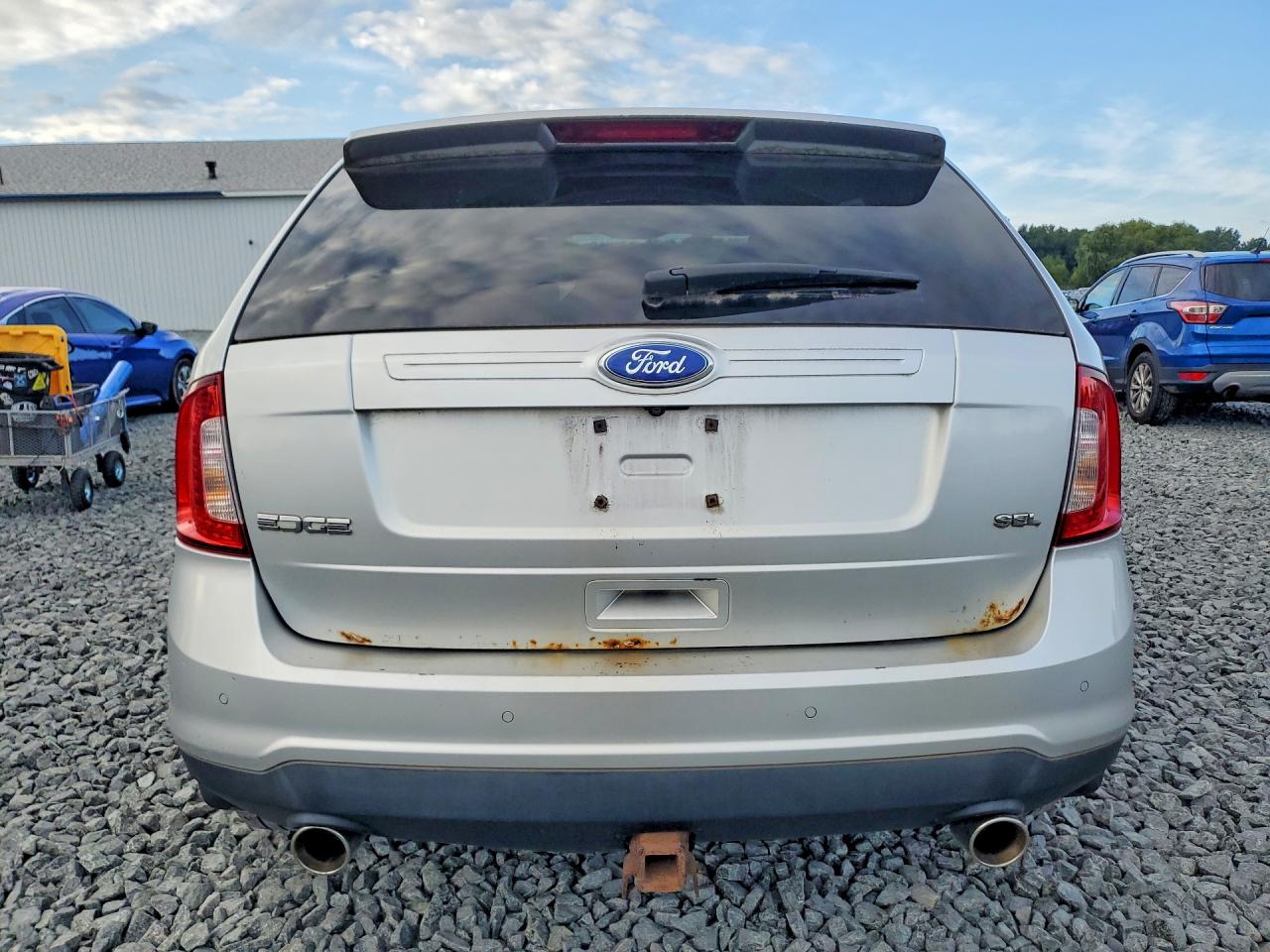2011 Ford Edge Sel Silver vin: 2FMDK3JC0BBB02837