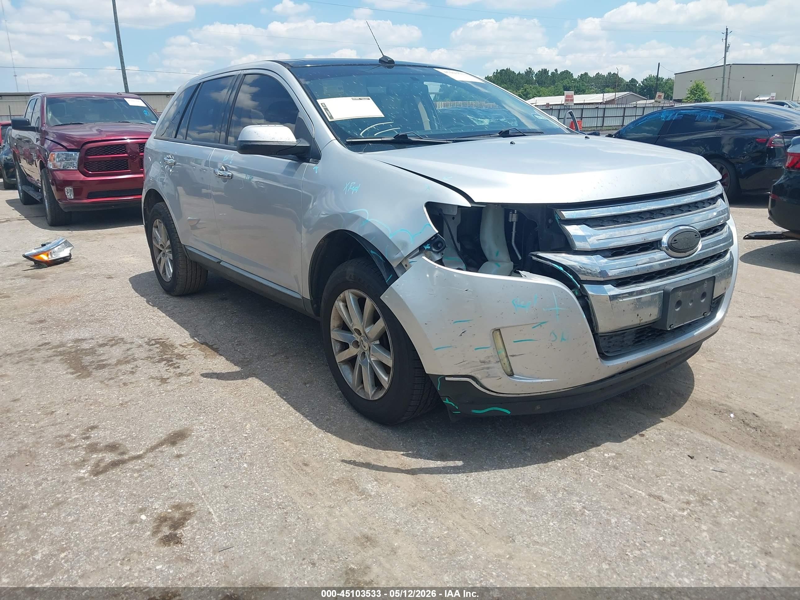 2011 Ford Edge Sel Silver vin: 2FMDK3JC0BBB07455