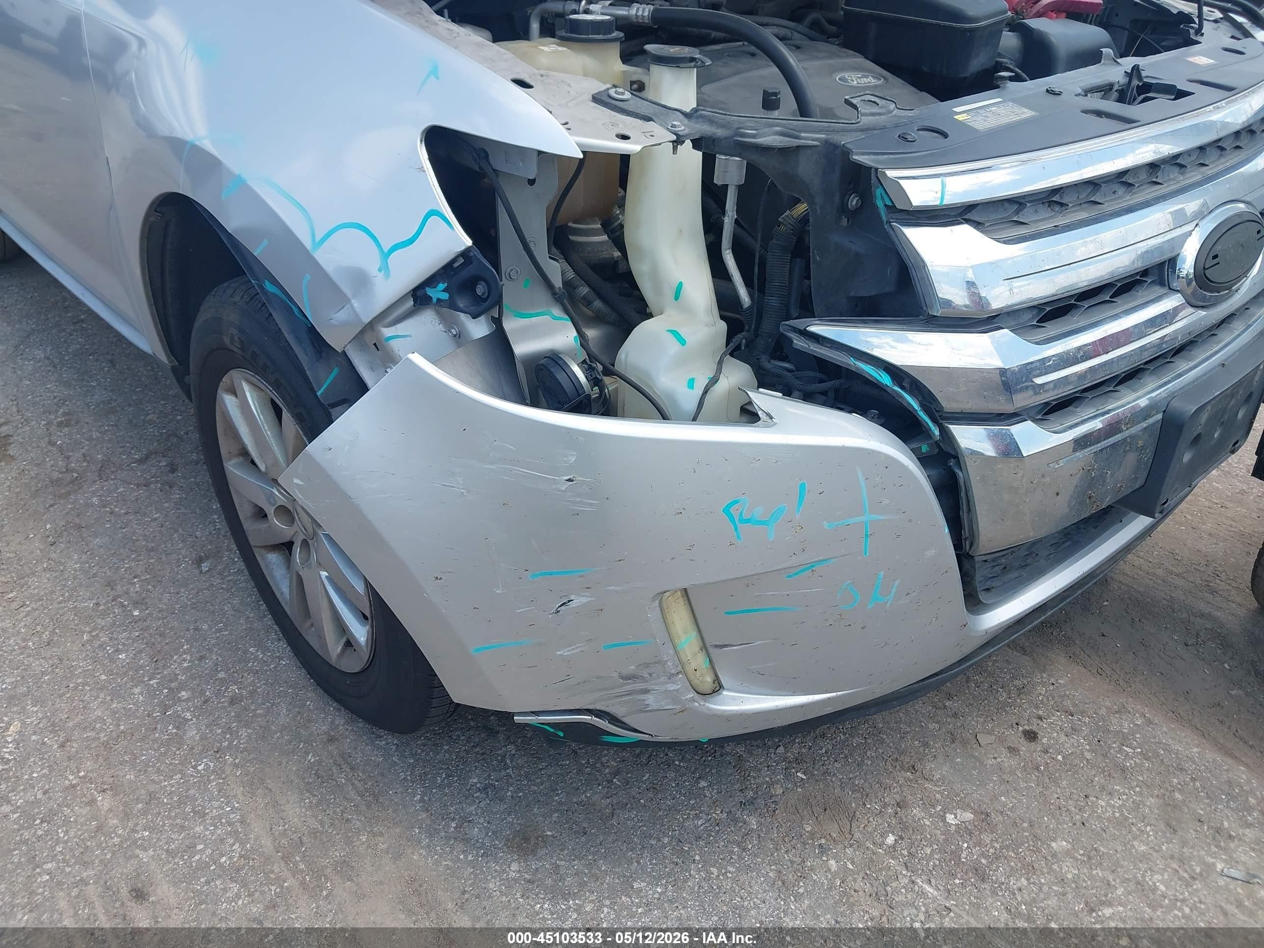 2011 Ford Edge Sel Silver vin: 2FMDK3JC0BBB07455