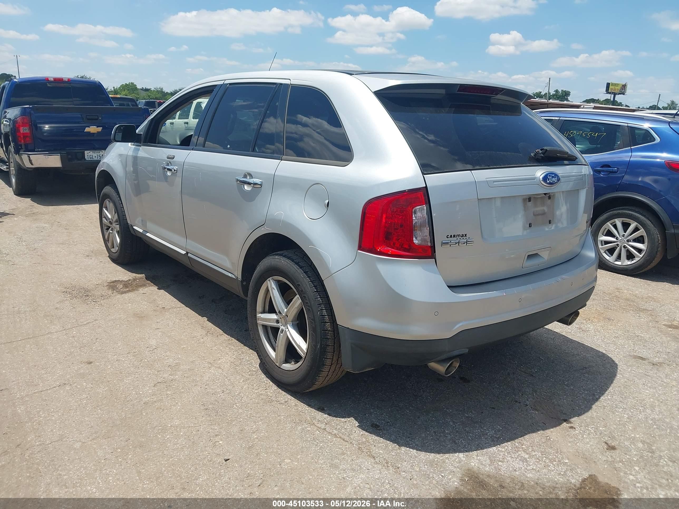 2011 Ford Edge Sel Silver vin: 2FMDK3JC0BBB07455