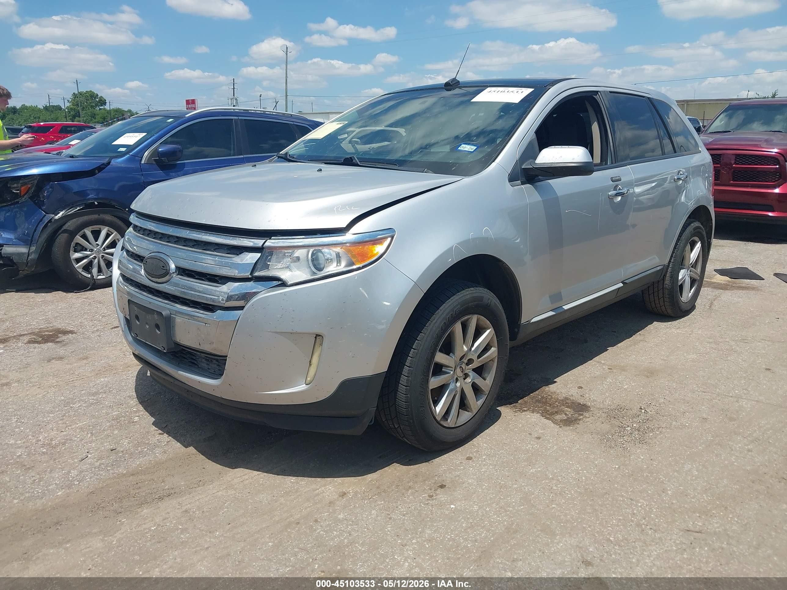 2011 Ford Edge Sel Silver vin: 2FMDK3JC0BBB07455