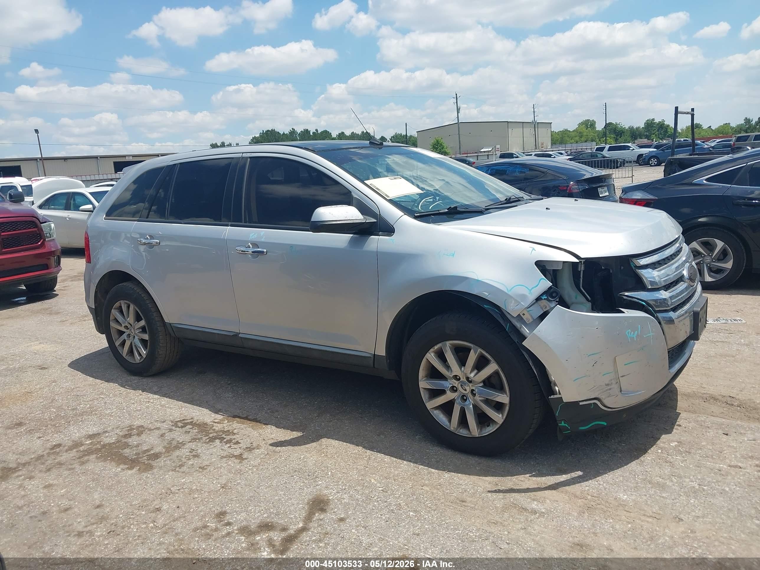 2011 Ford Edge Sel Silver vin: 2FMDK3JC0BBB07455