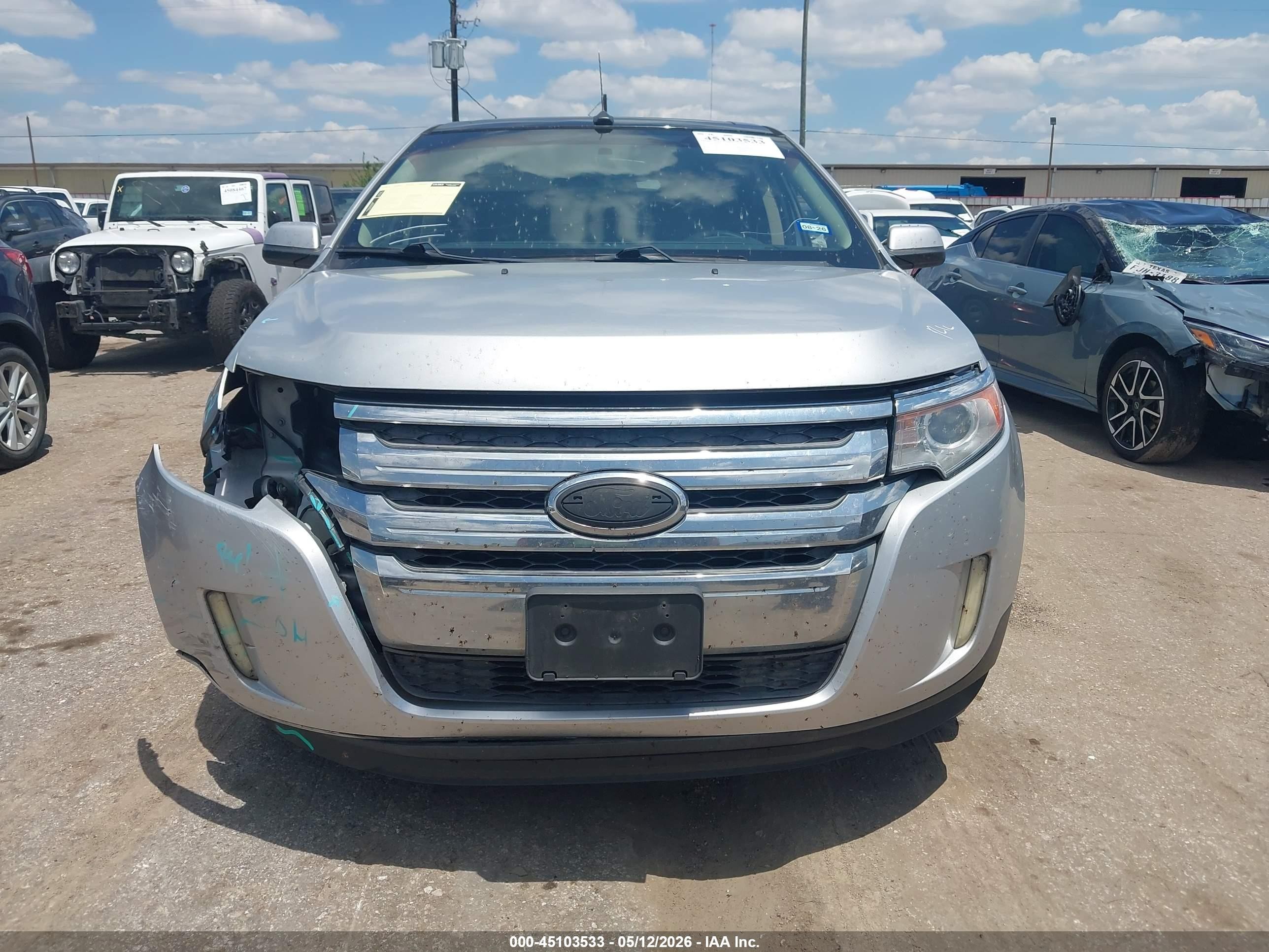 2011 Ford Edge Sel Silver vin: 2FMDK3JC0BBB07455