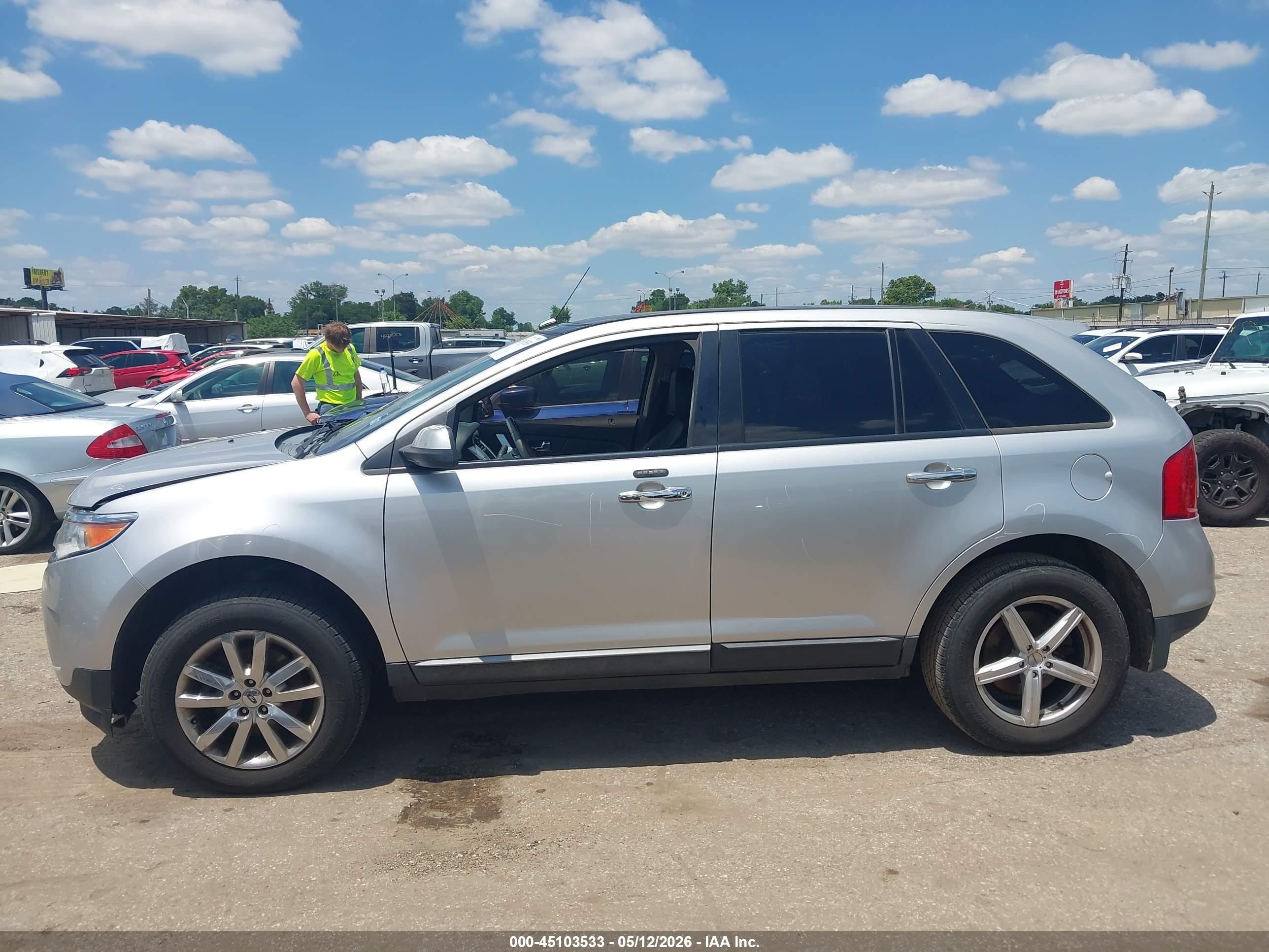 2011 Ford Edge Sel Silver vin: 2FMDK3JC0BBB07455