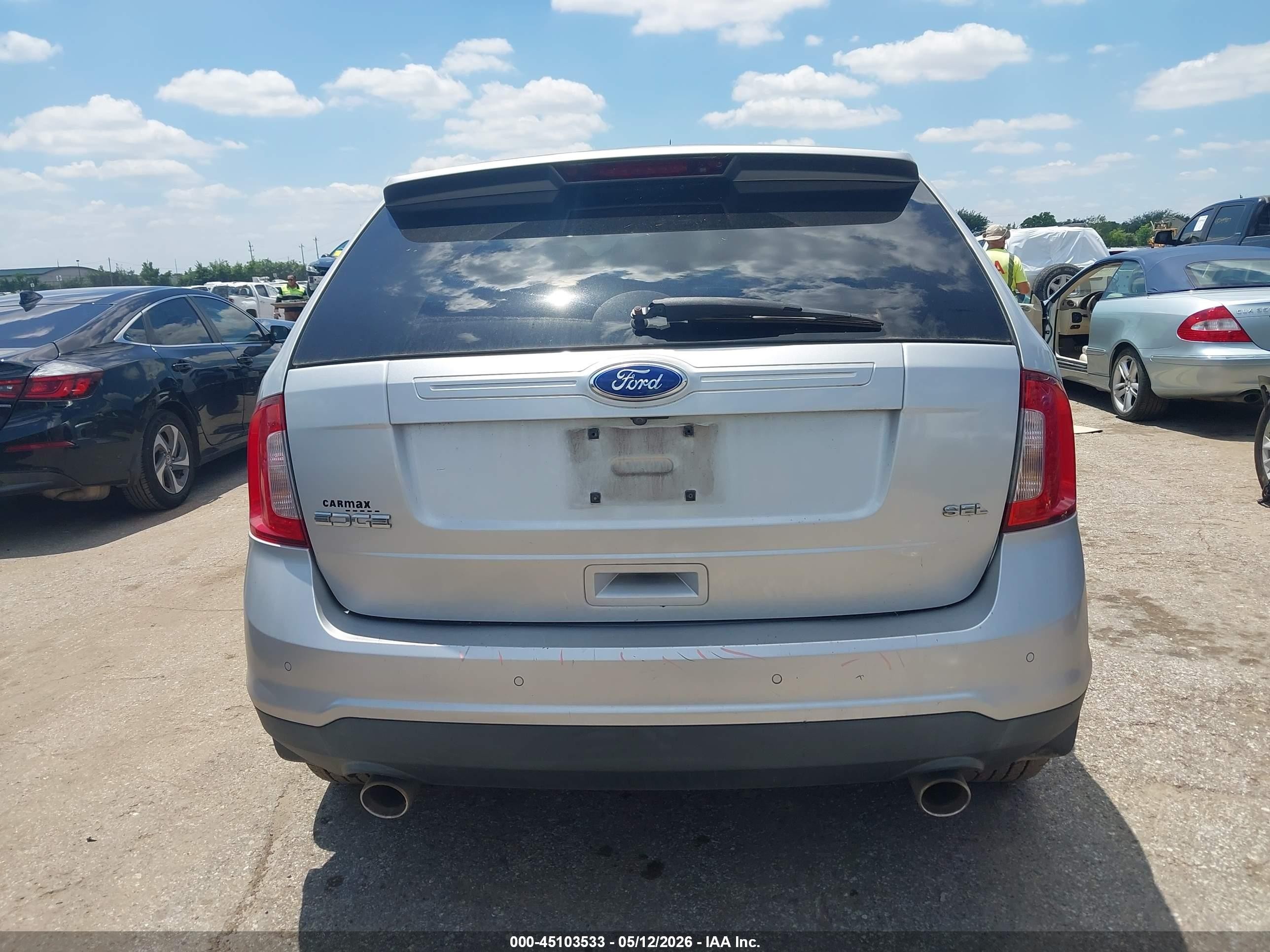 2011 Ford Edge Sel Silver vin: 2FMDK3JC0BBB07455