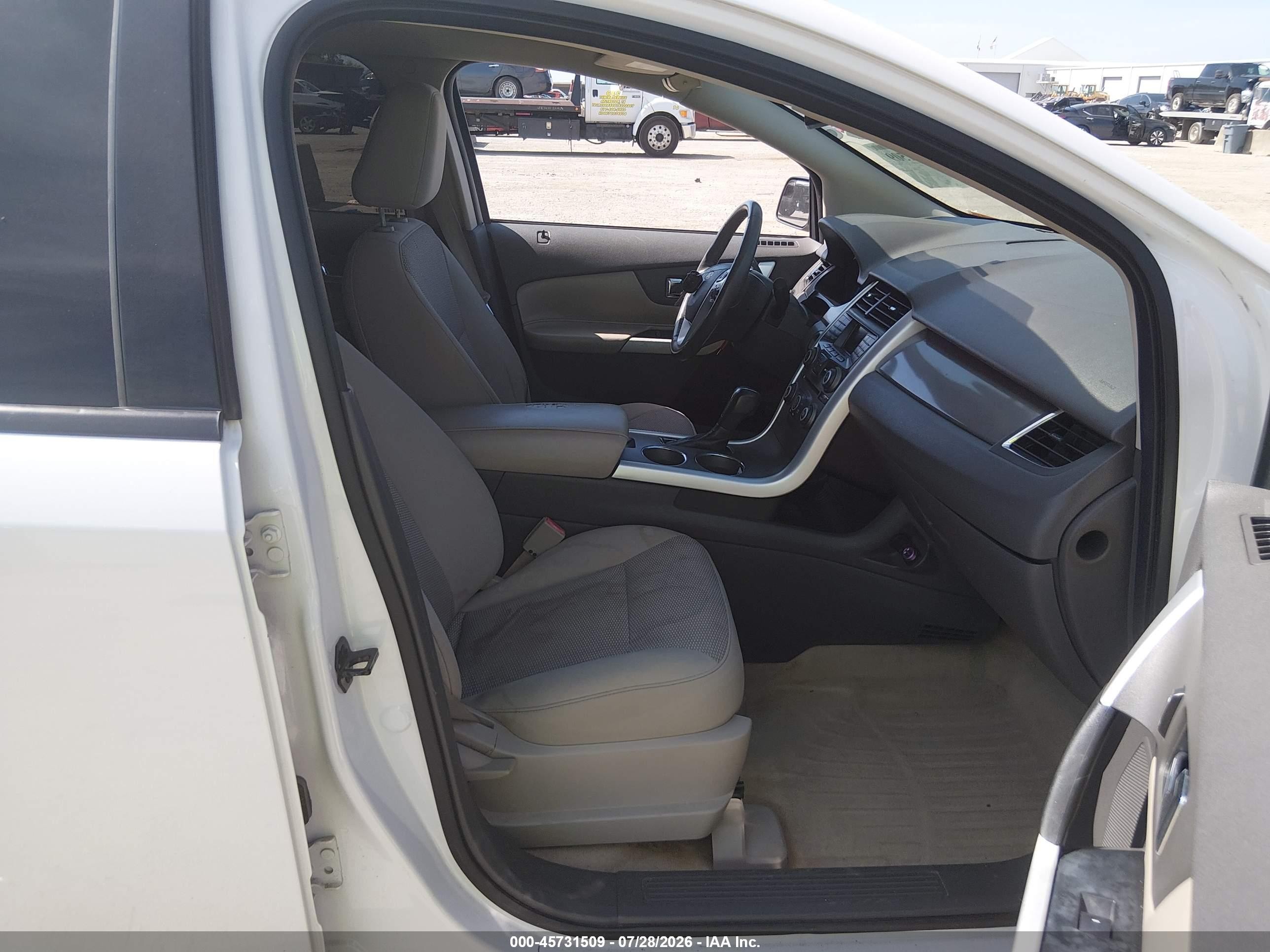 2011 Ford Edge Sel White vin: 2FMDK3JC0BBB28323