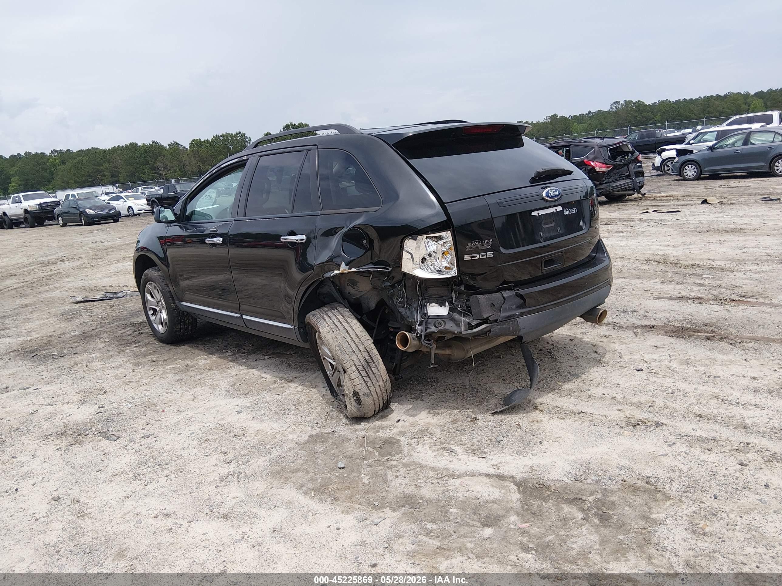 2011 Ford Edge Sel Черный vin: 2FMDK3JC0BBB31285