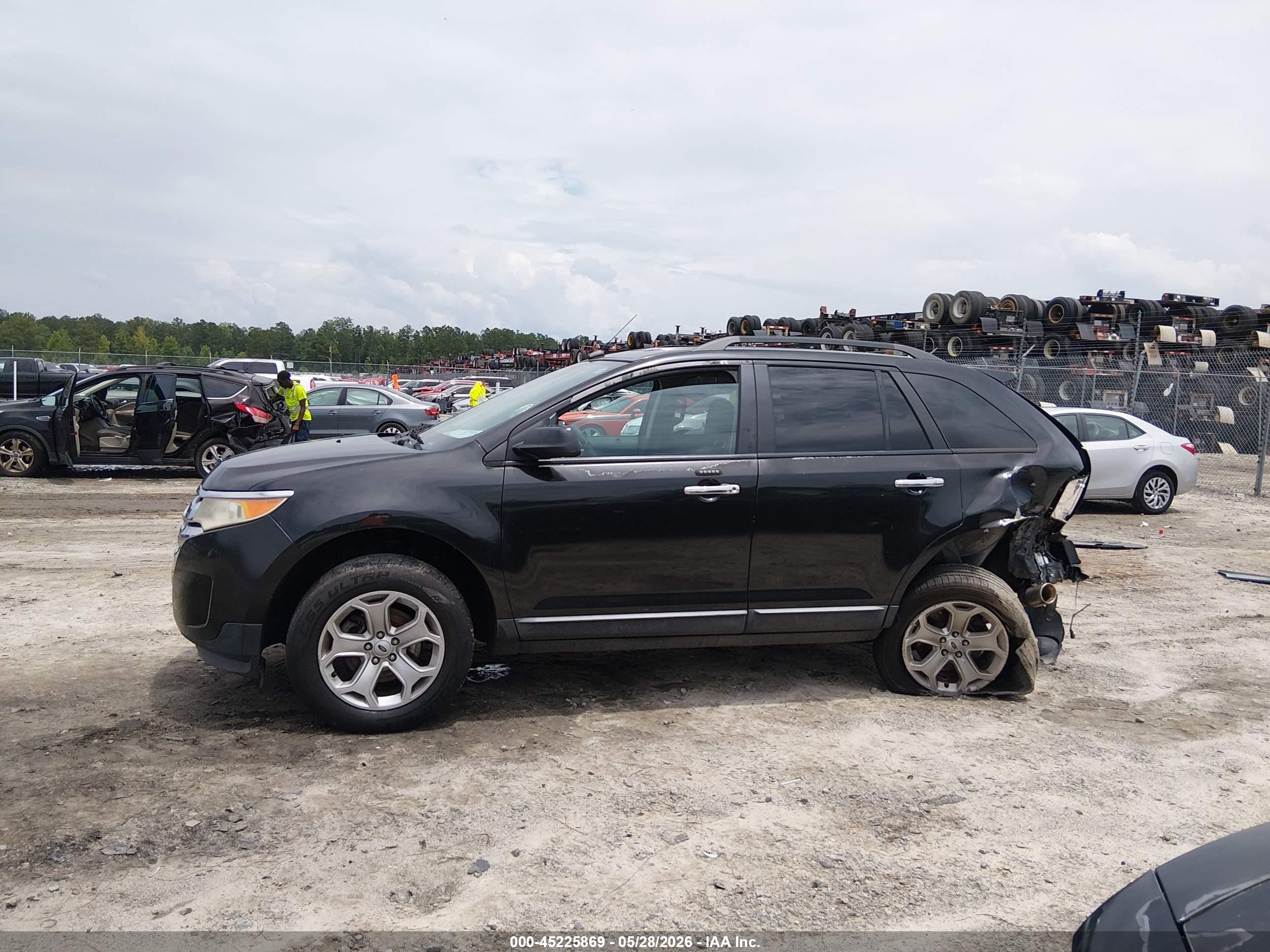 2011 Ford Edge Sel Черный vin: 2FMDK3JC0BBB31285
