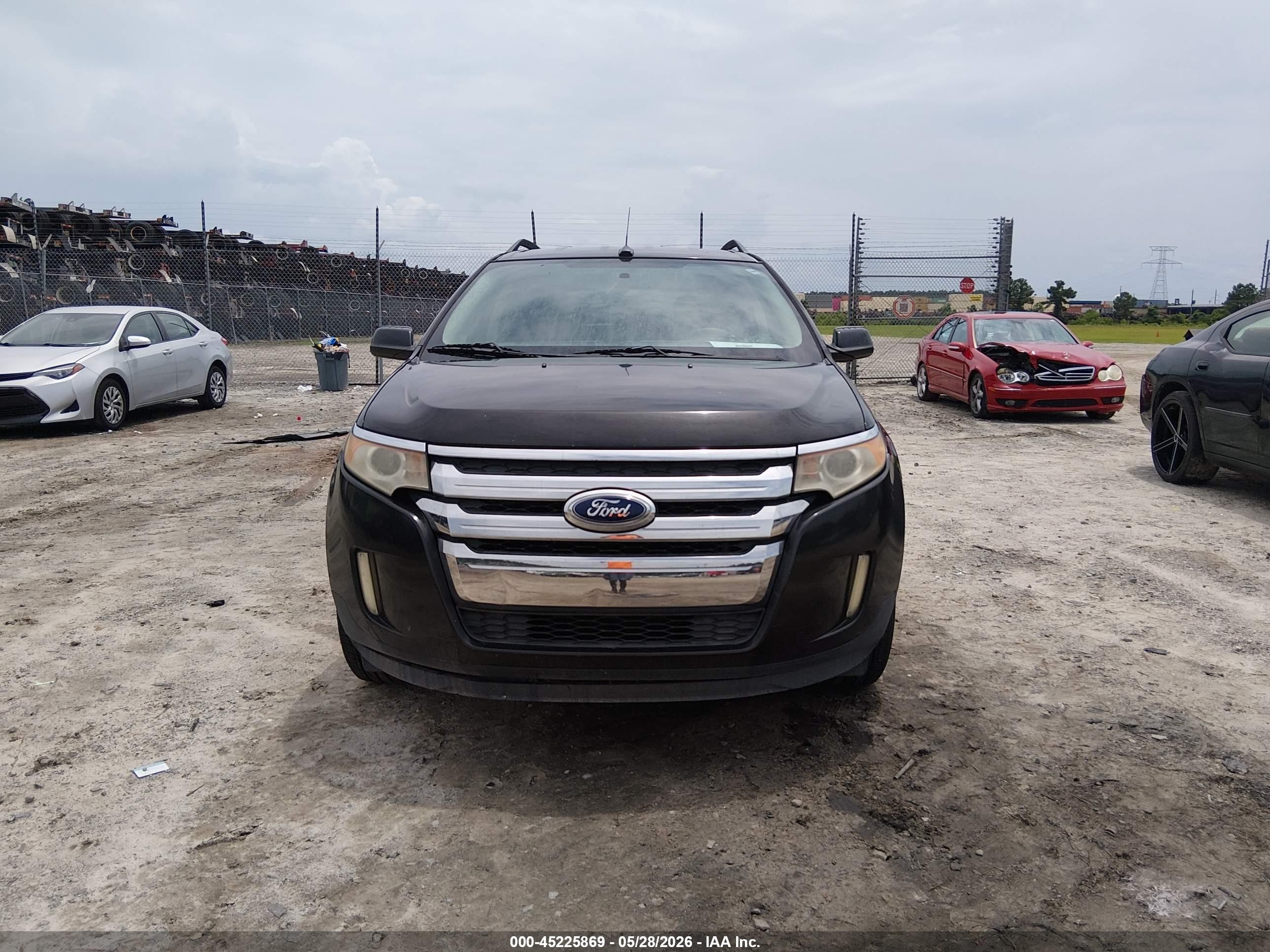2011 Ford Edge Sel Черный vin: 2FMDK3JC0BBB31285