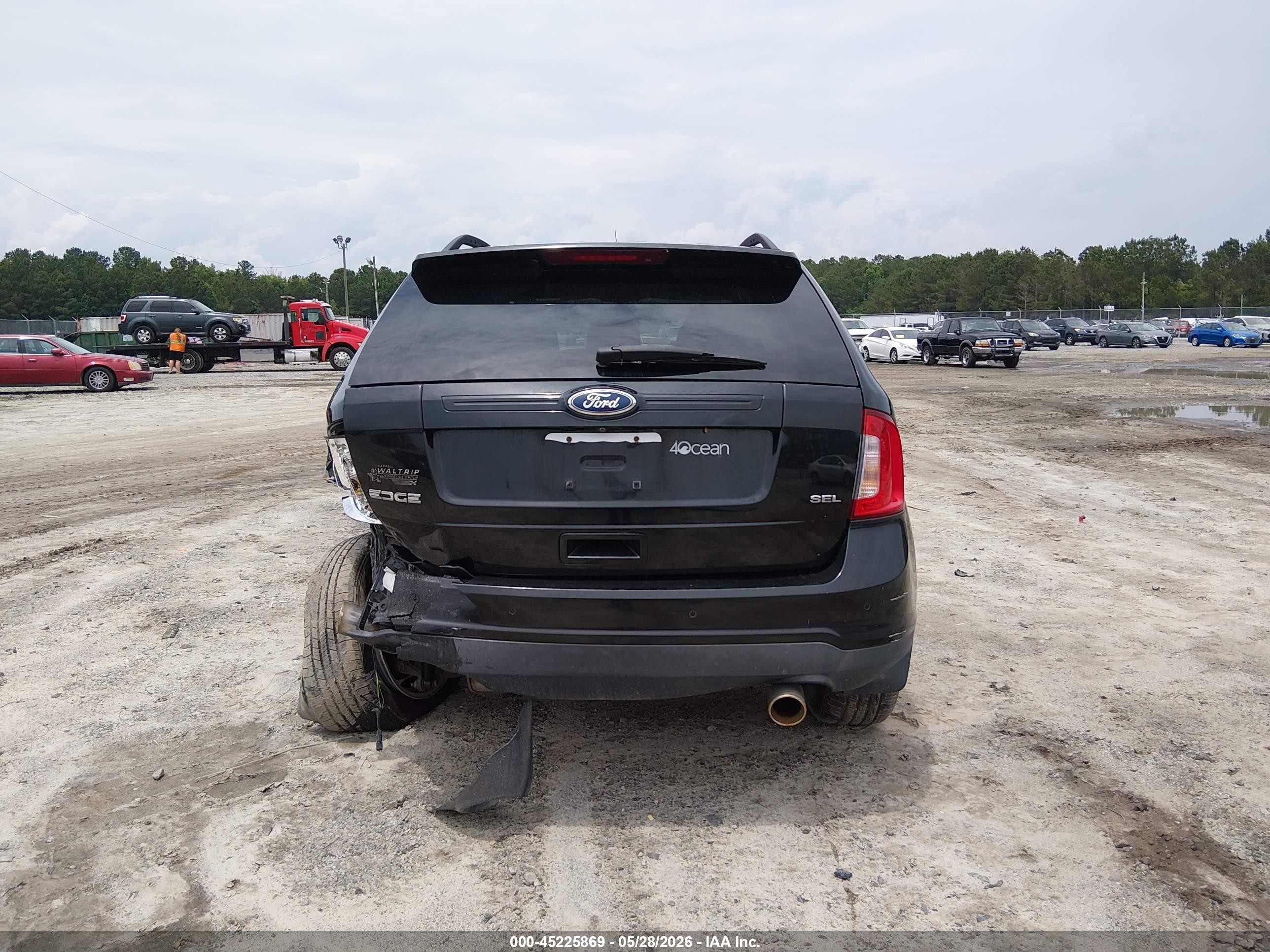 2011 Ford Edge Sel Черный vin: 2FMDK3JC0BBB31285
