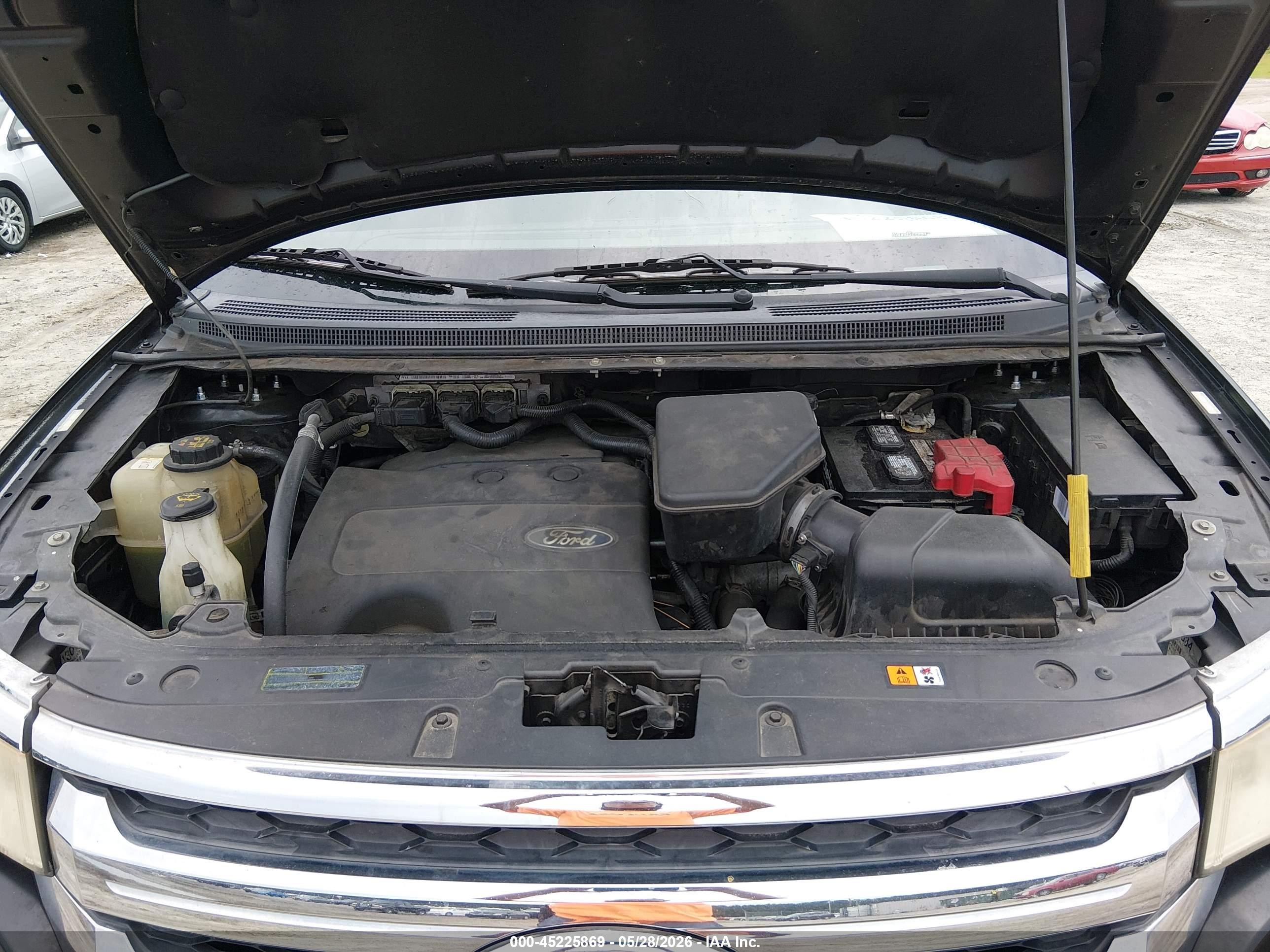 2011 Ford Edge Sel Черный vin: 2FMDK3JC0BBB31285
