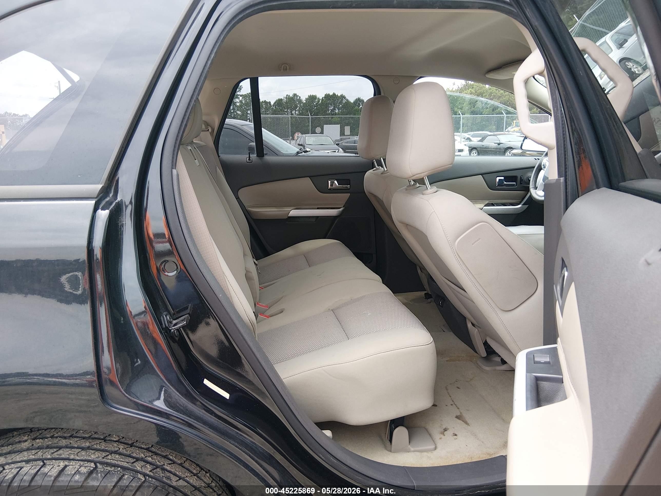 2011 Ford Edge Sel Черный vin: 2FMDK3JC0BBB31285