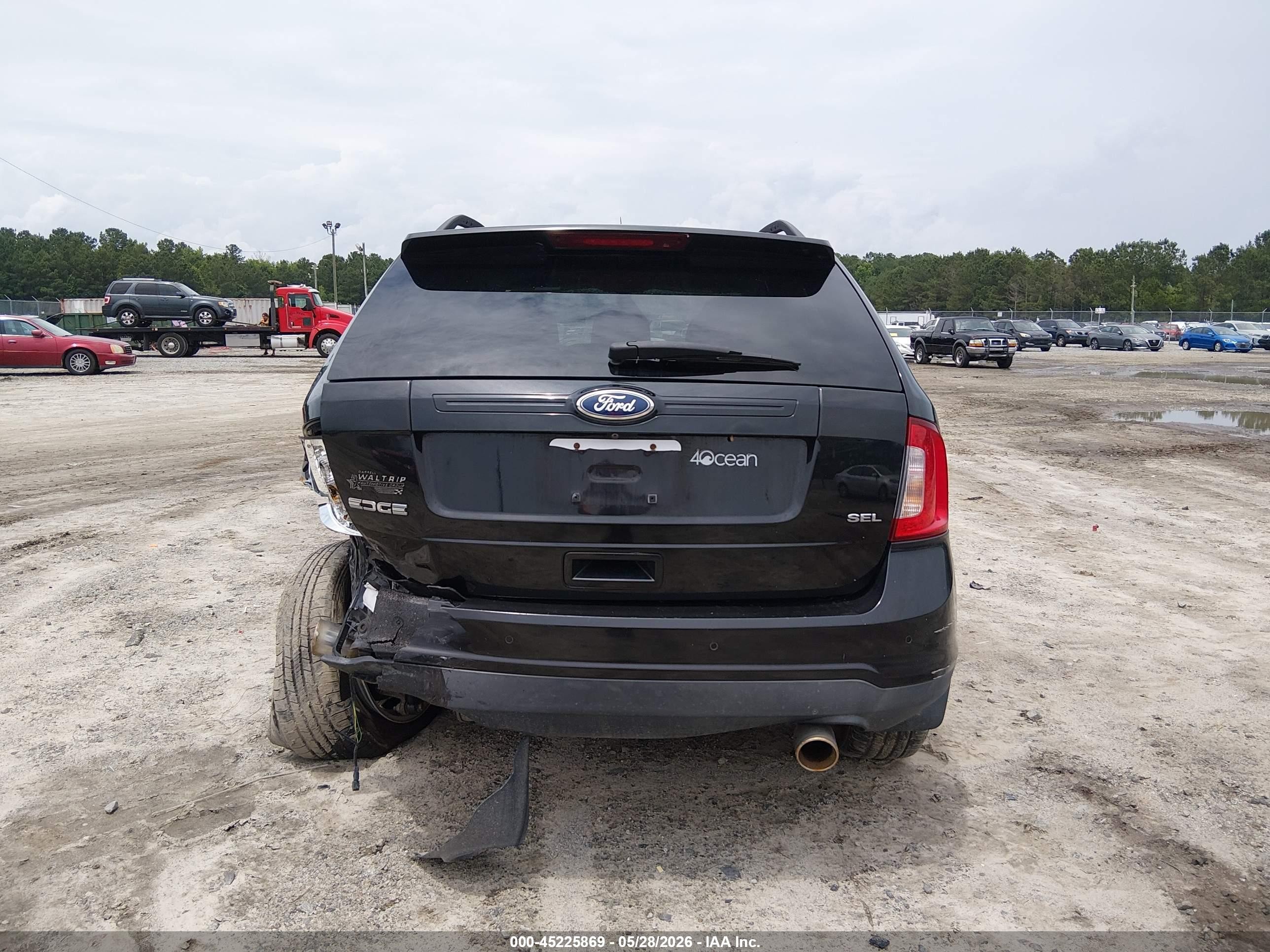 2011 Ford Edge Sel Черный vin: 2FMDK3JC0BBB31285