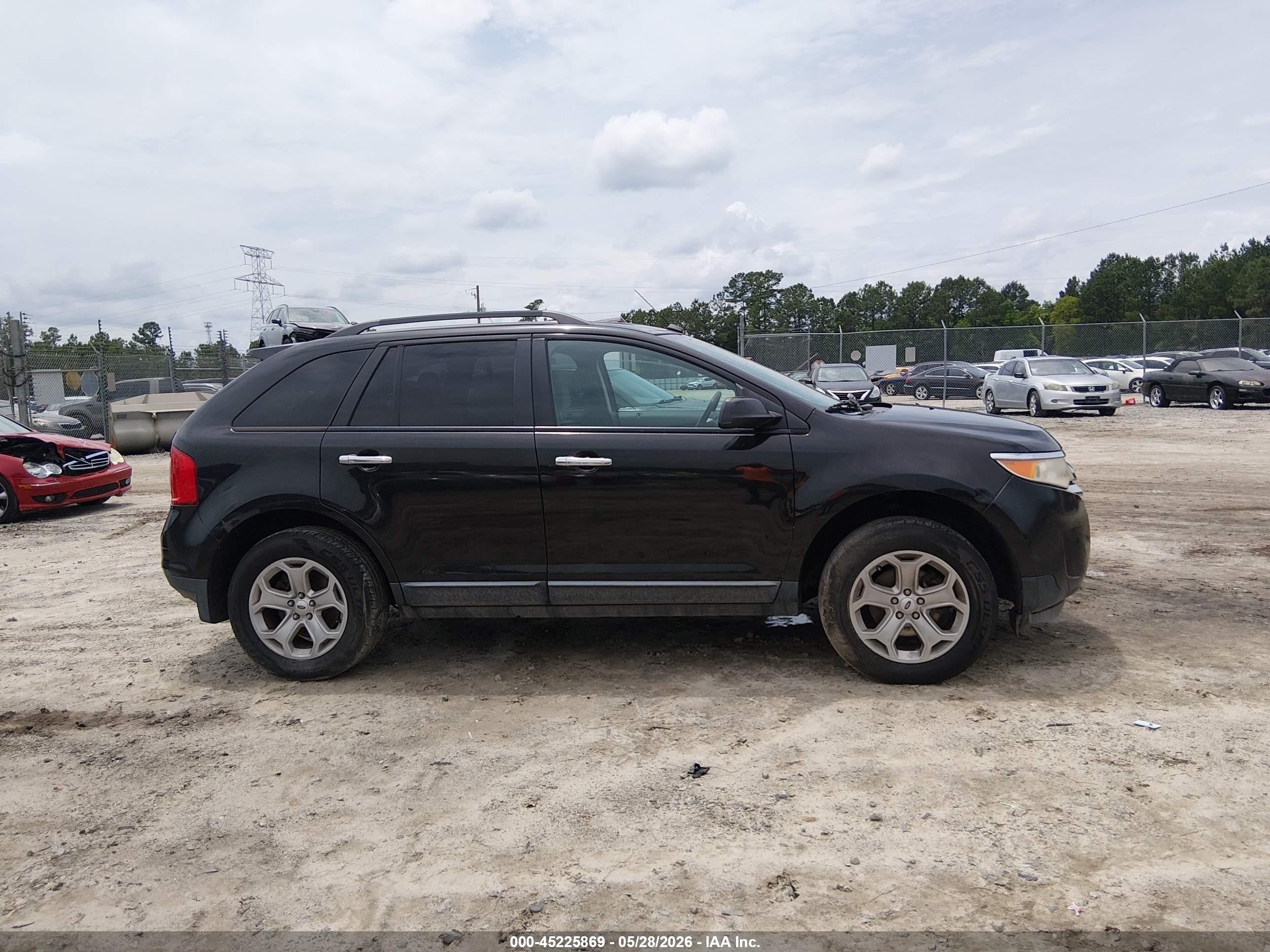 2011 Ford Edge Sel Черный vin: 2FMDK3JC0BBB31285